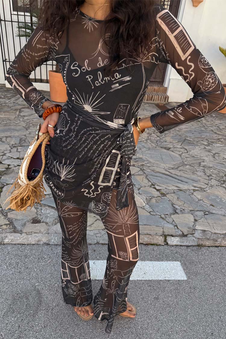 Mono Palma Mesh Mini Wrap Dress、mySite、solidvoid