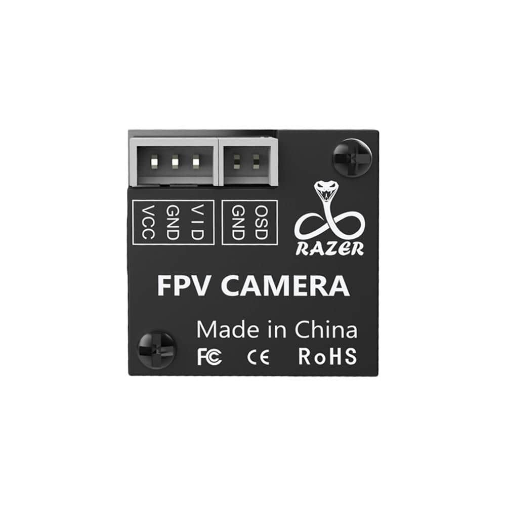  Foxeer Razer Micro 1200TVL CMOS 4:3 PAL/NSTC FPV Camera (1.8mm) - Black、mySite、merchandisen