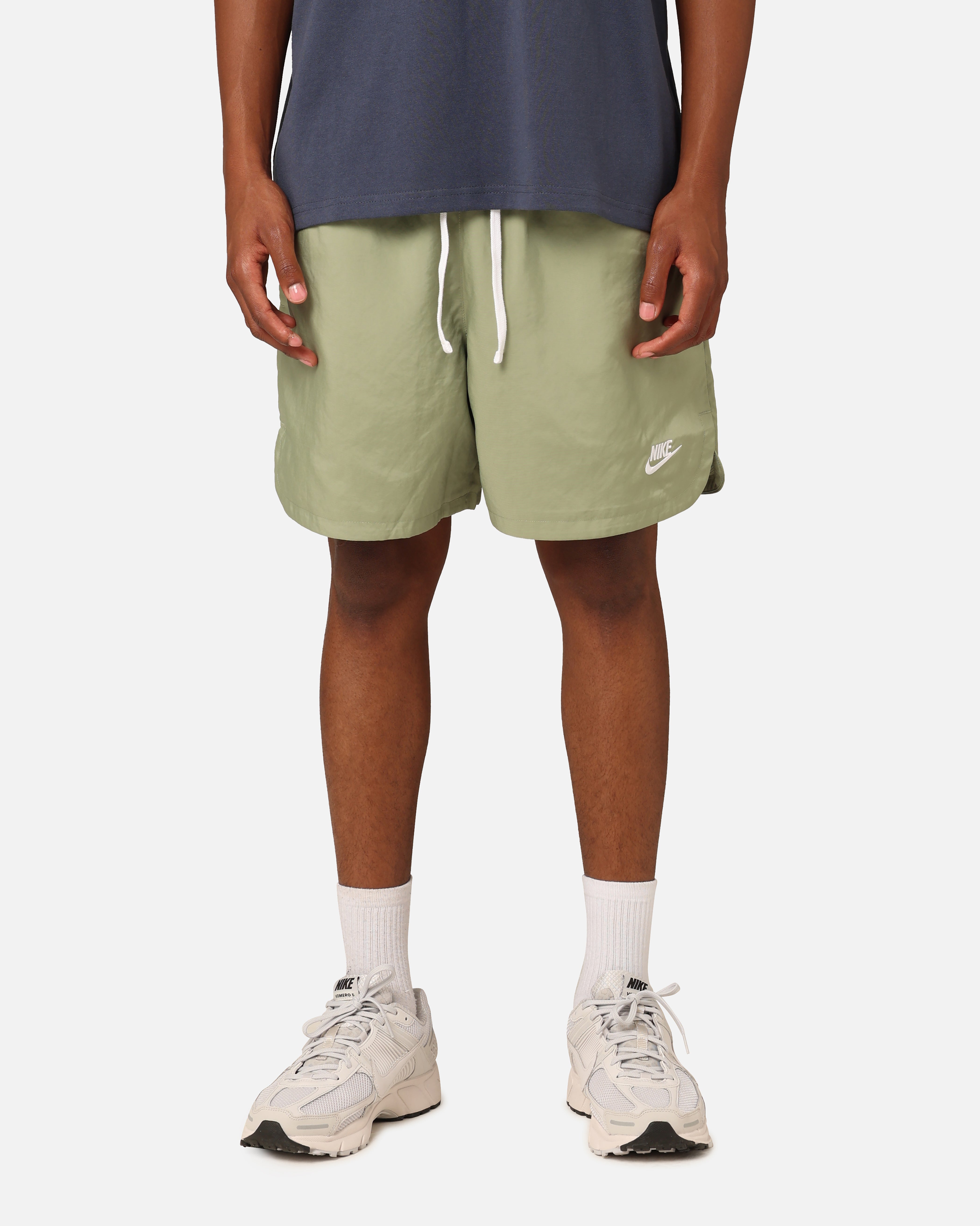 Nike Sports Essentials Club Woven Lined Flow Shorts Oil Green/White、mySite、zt4zffjzw