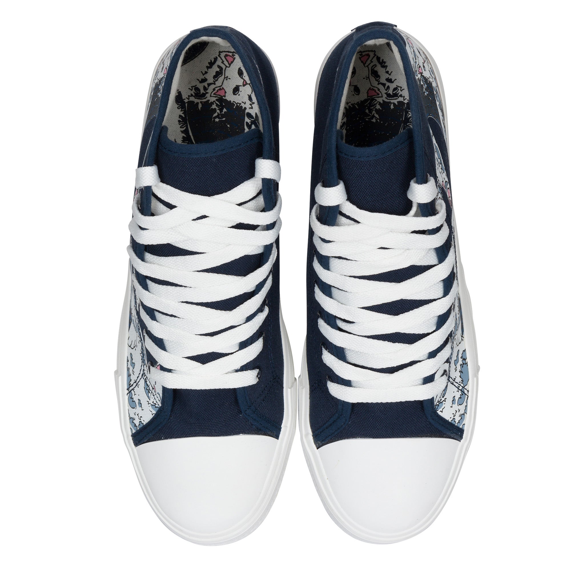  Great Wave High-Top Shoes (Blue)、mySite、merchandisen