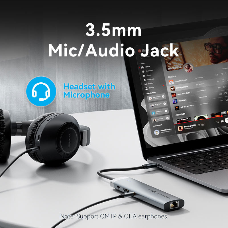 Vention 9-in-1 USB-C Docking Station、mySite、fannypackpong