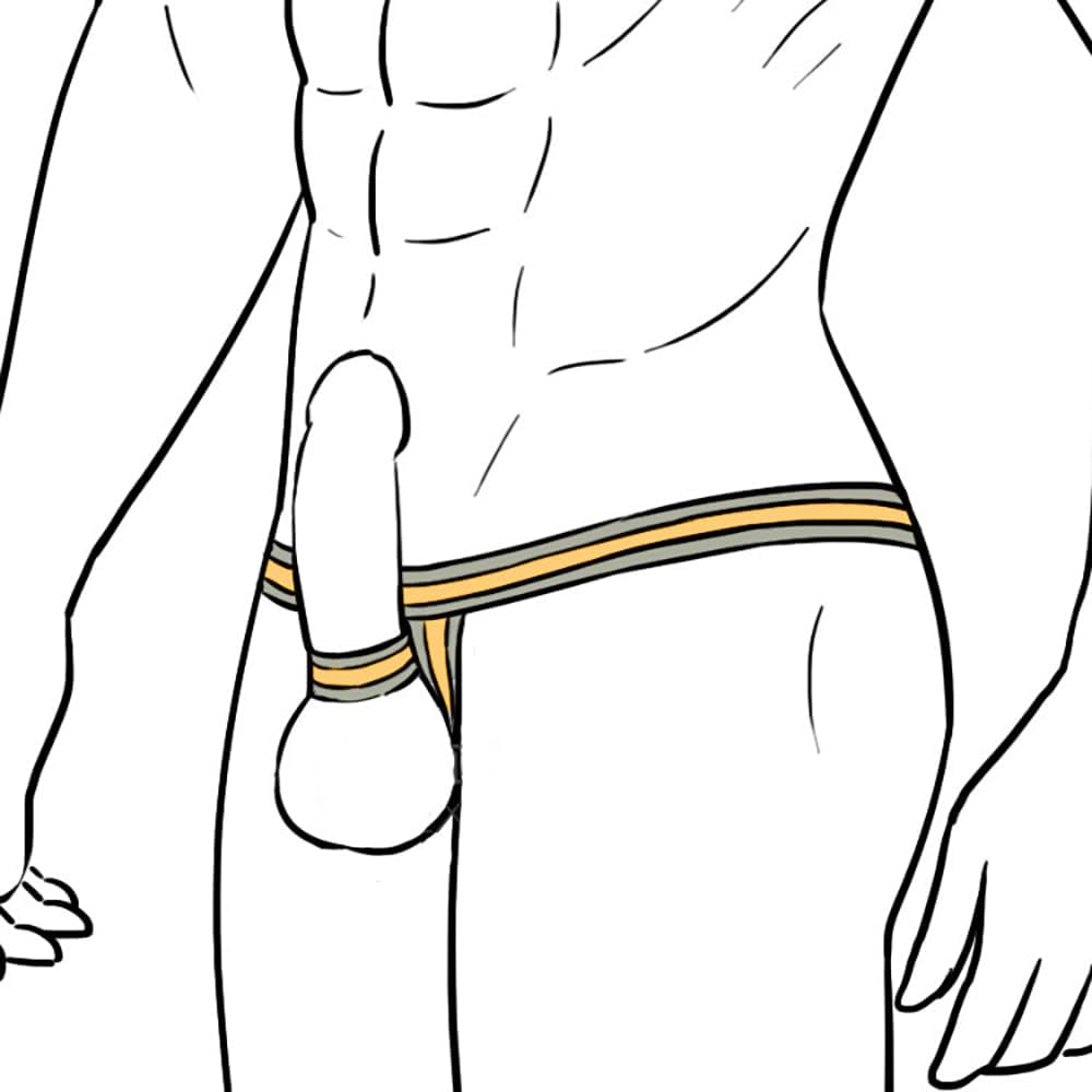 Tommy H Sport G-String | Mens Lingerie | Multi Color、mySite、bottomscart