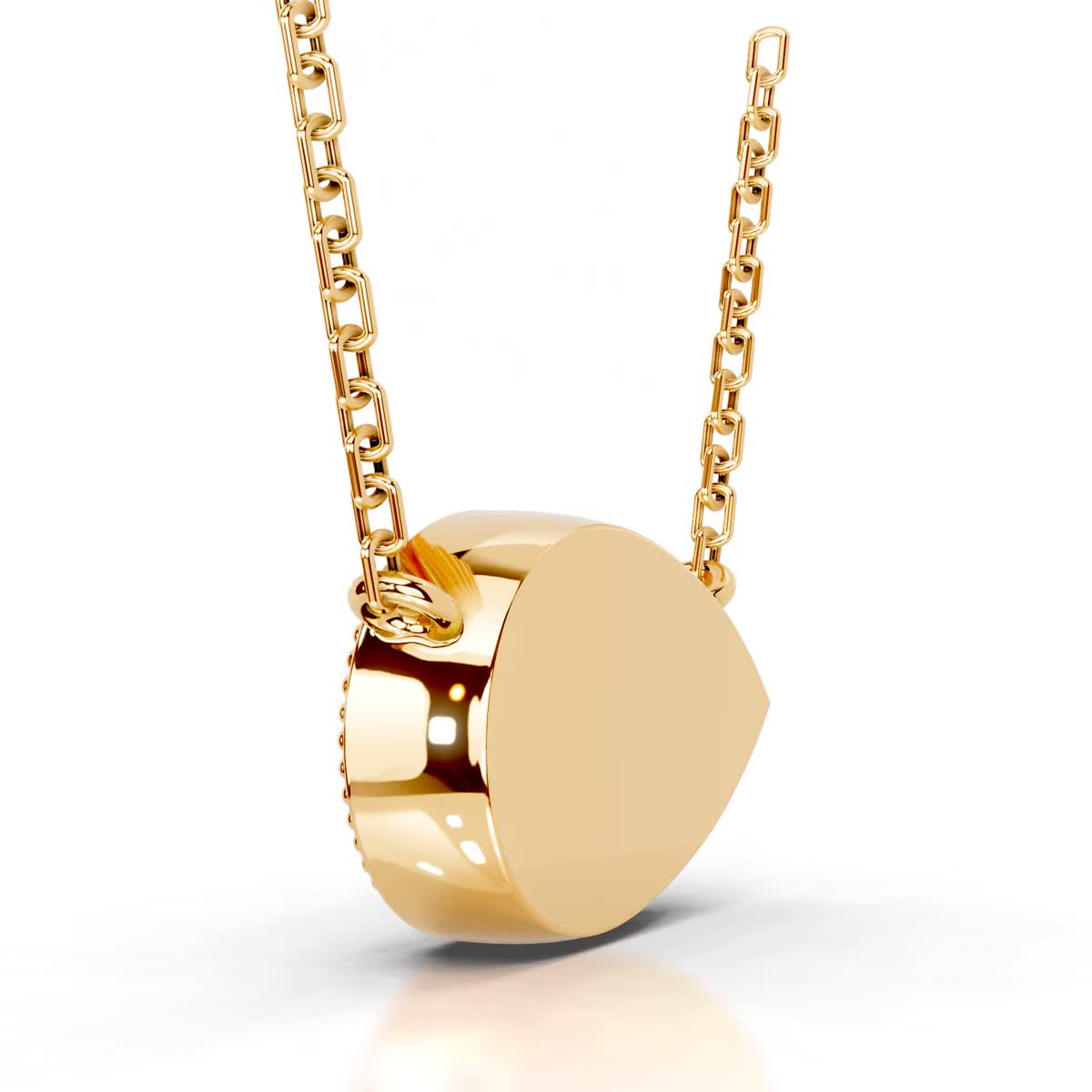 Kanesha Lab Grown Diamond Pendant (3.50 Carat) -18K Yellow Gold、mySite、hinf8tx79