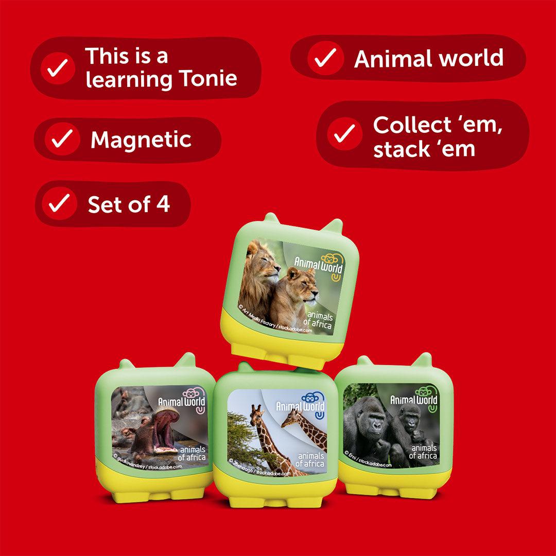  Tonies Clever Tonies - Animal World: Animals of Africa (4pk) - Multicoloured、mySite、merchandisen