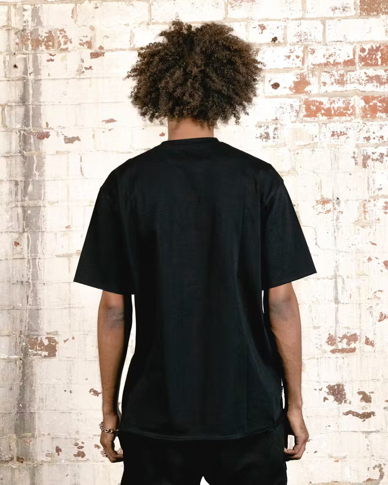 Saint Morta Allstar Embroidered Drop T-Shirt Black/White、mySite、zt4zffjzw