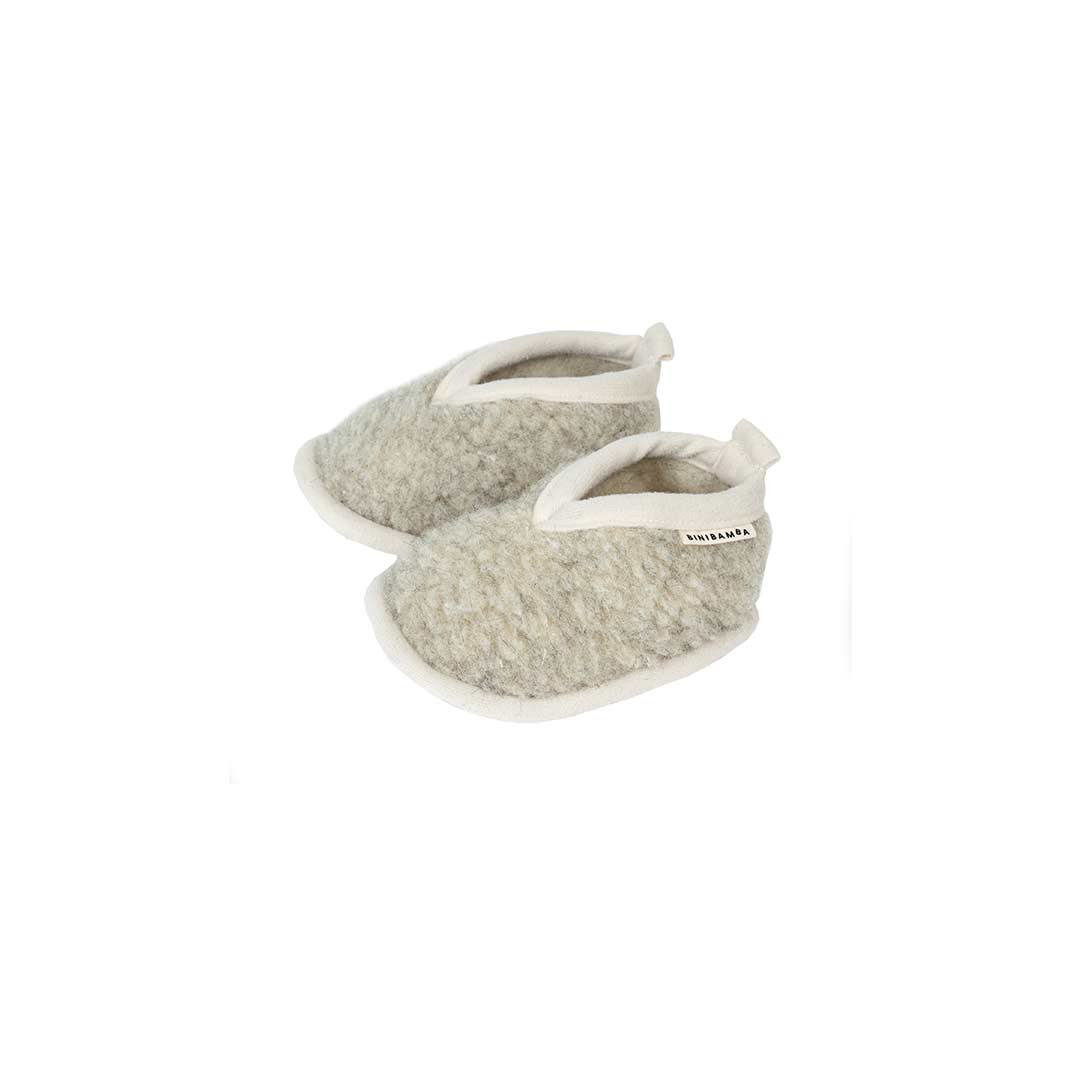  BINIBAMBA Merino Sheepskin Baby Booties - Cloud、mySite、merchandisen