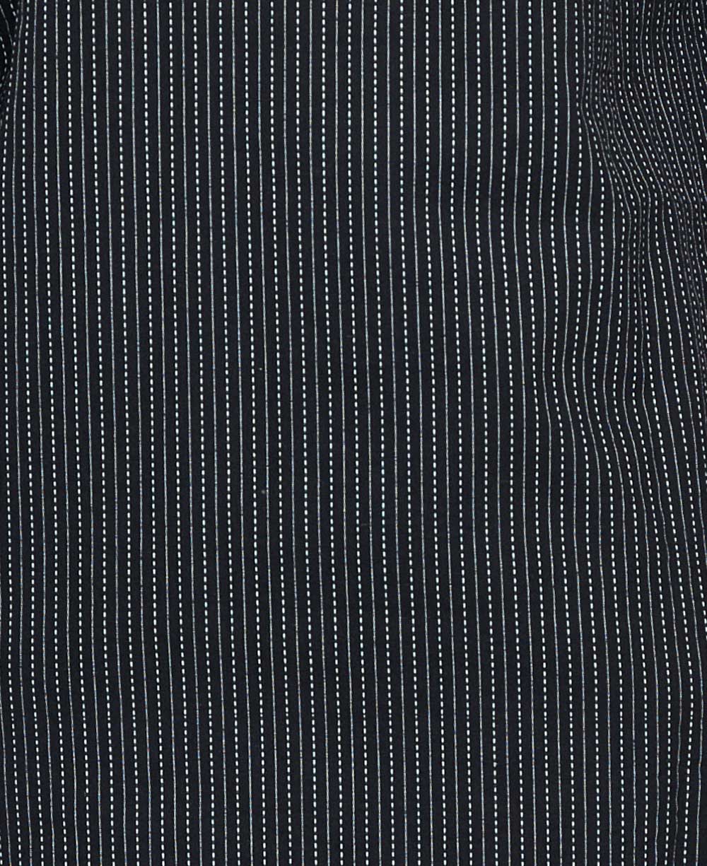 Kantha Stitch Black Threaded Cotton Tunic Top、mySite、topwebapps