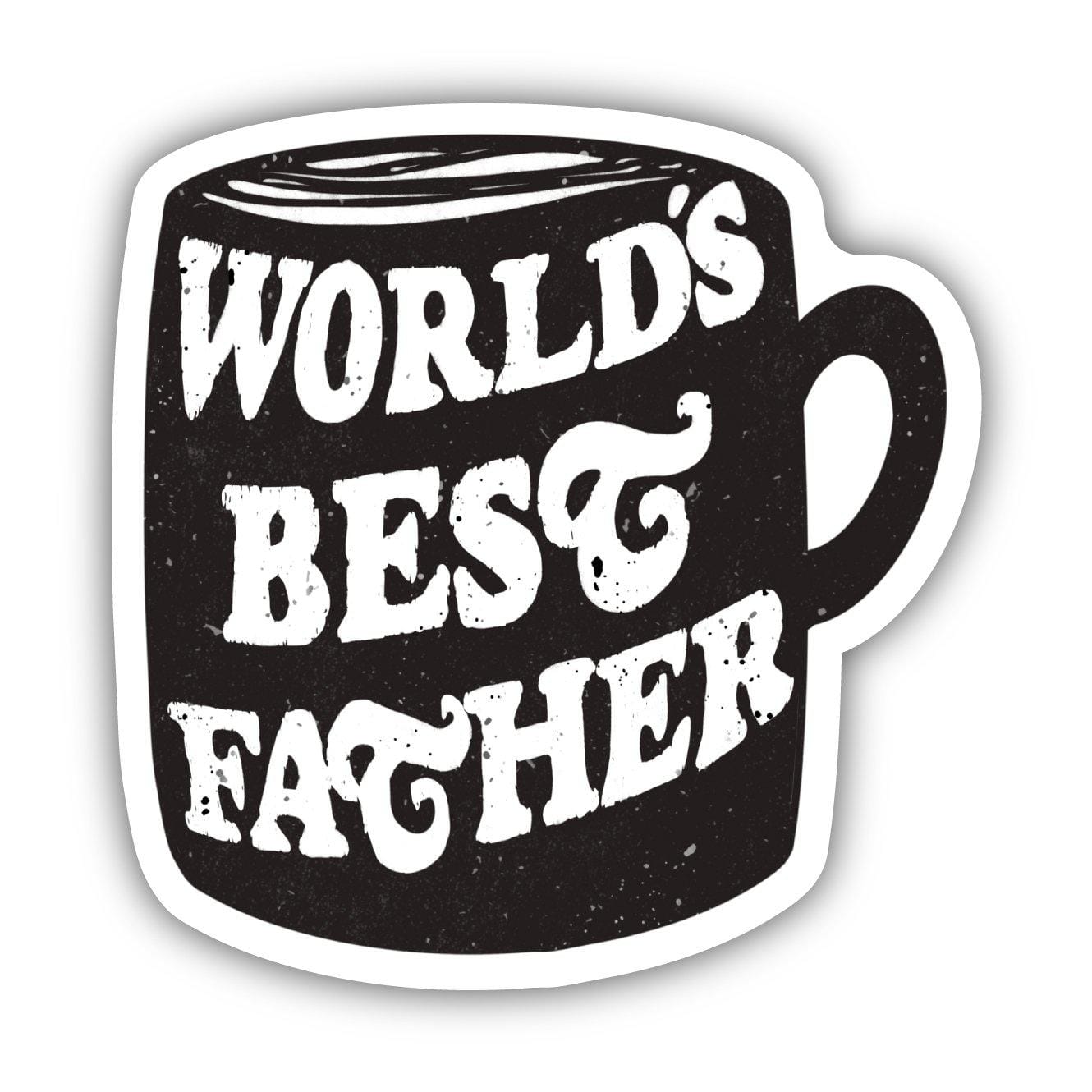  World's Best Father Mug Sticker、mySite、elrpsem3k