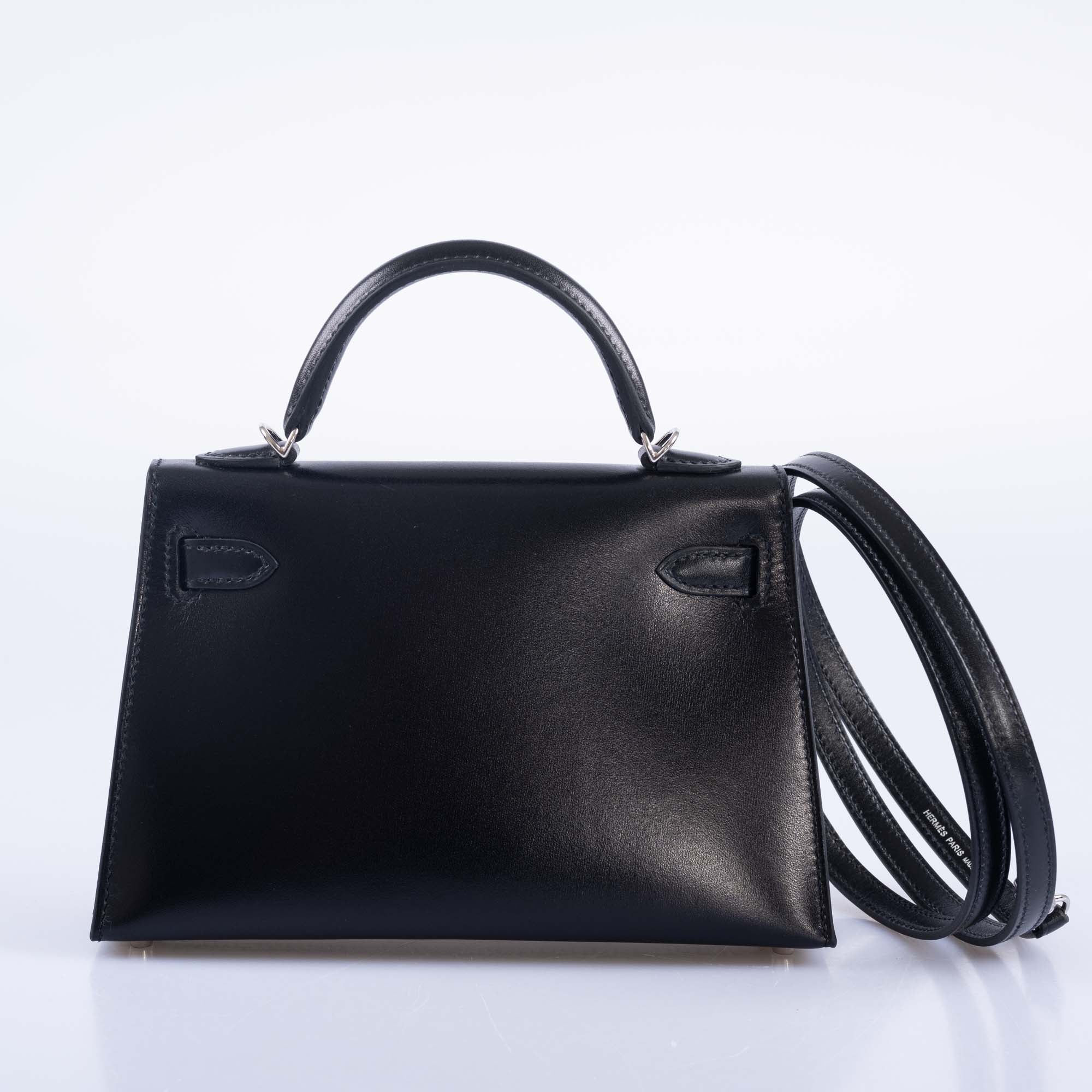 Hermès Clouté Mini Kelly 20 Studded Black Box Palladium Hardware、mySite、garminoutage.com