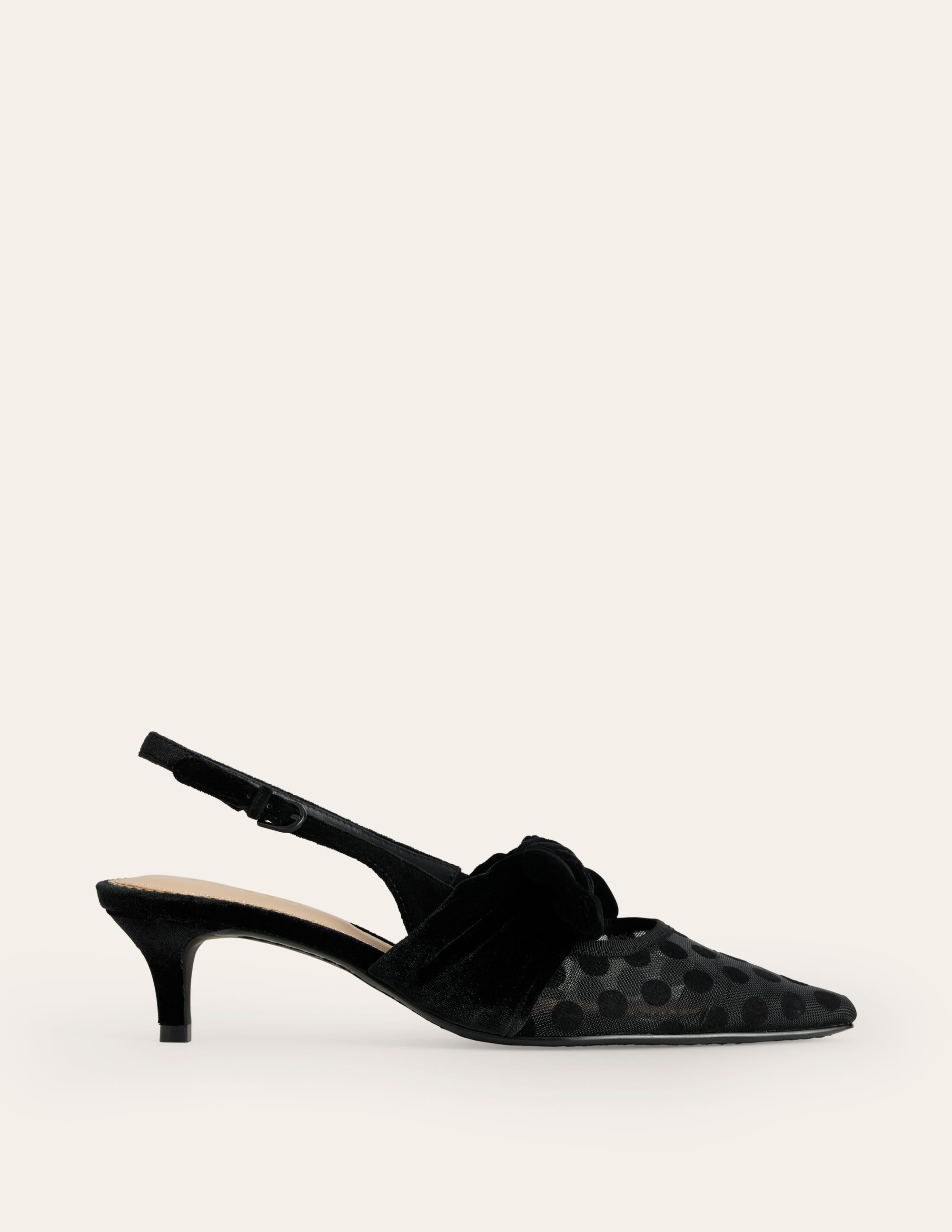  Bow Kitten Heels-Polka Dot Mesh、mySite、ashleygrahame