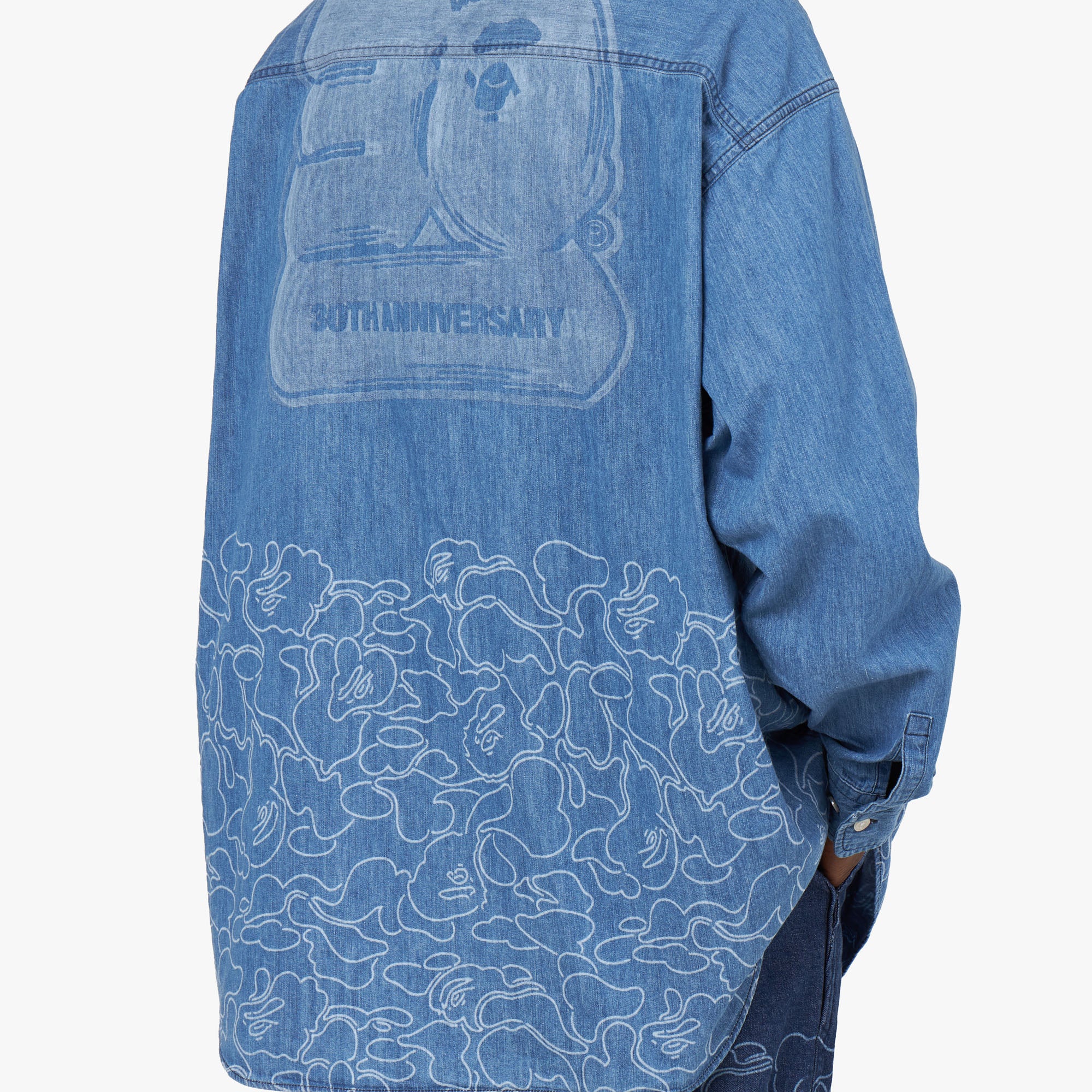 BAPE 30th Anniversary Denim Shirt / Light Indigo、mySite、merchandisen