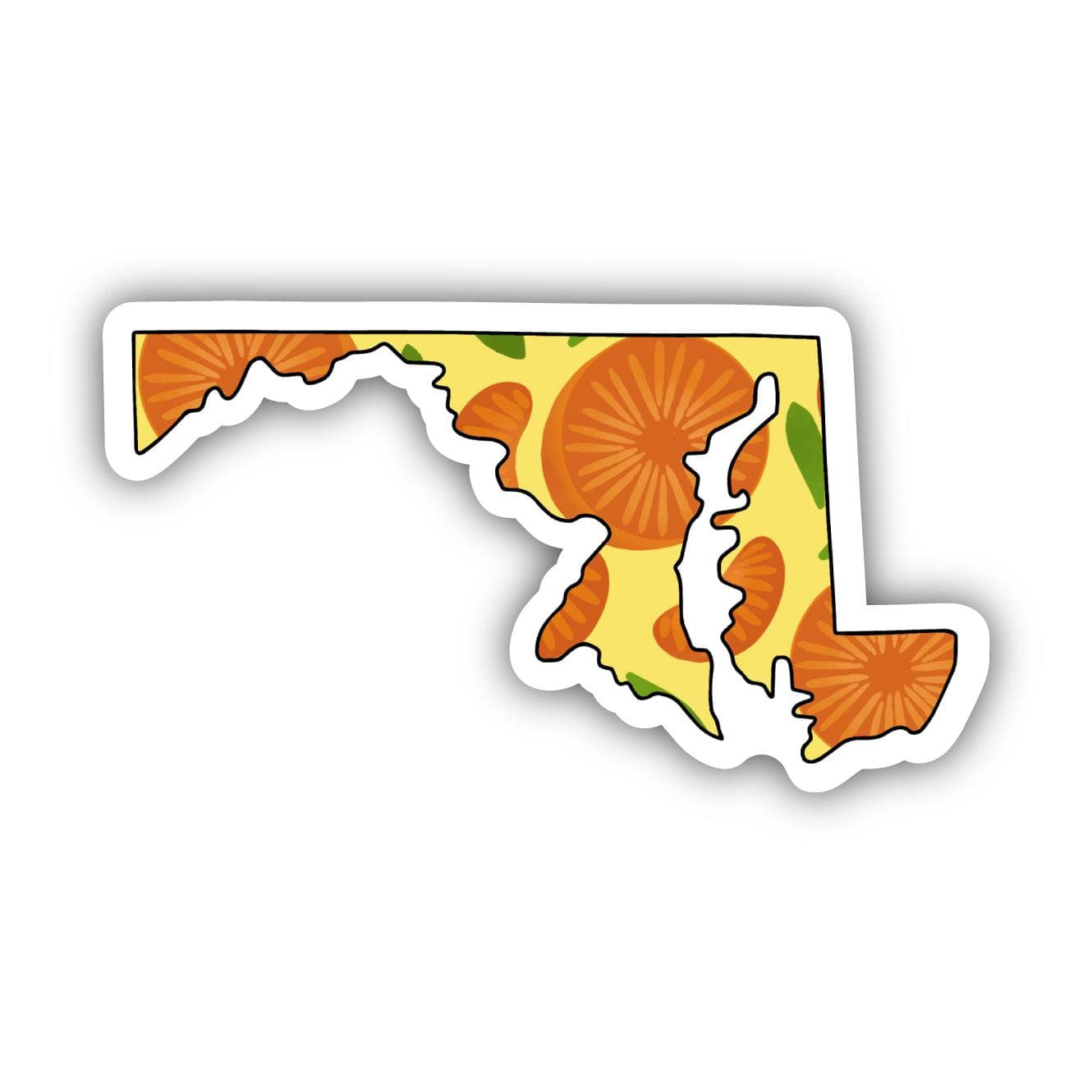  Maryland Orange & Yellow Fruit Sticker、mySite、elrpsem3k