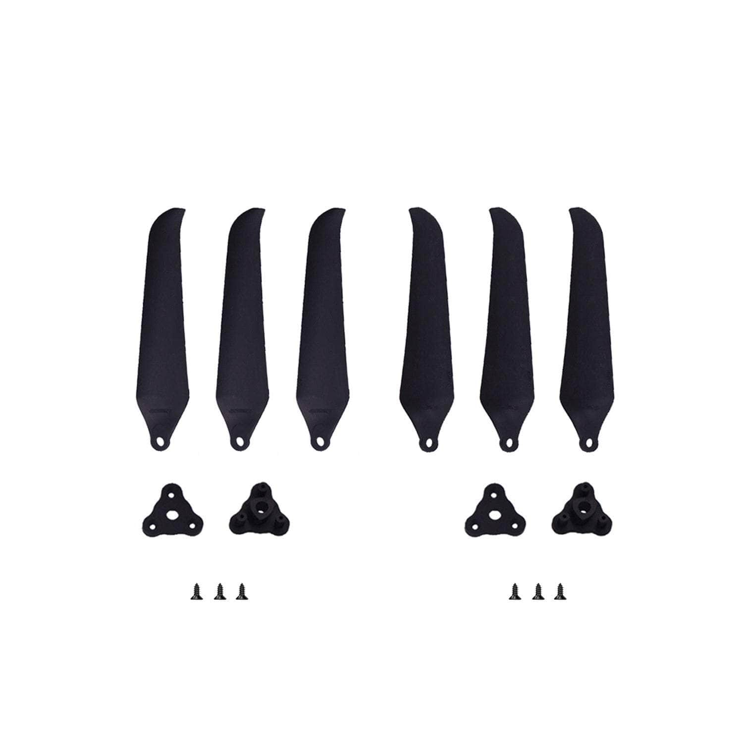  Gemfan F9046 Folding 3-Blade Propeller (Set of 2) - Black、mySite、merchandisen