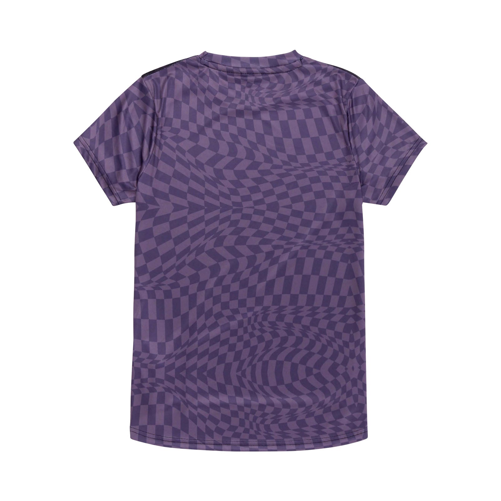 Womens Lilium Short Sleeve Jersey Twisted Checkers Deep Purple、mySite、dreamappss