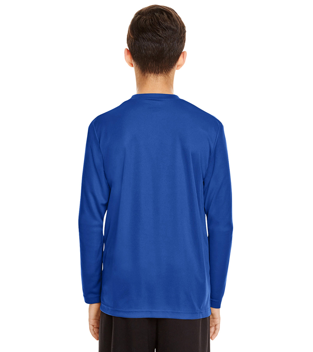 Team 365 Youth Zone Performance Long Sleeve T-Shirt、mySite、noshort