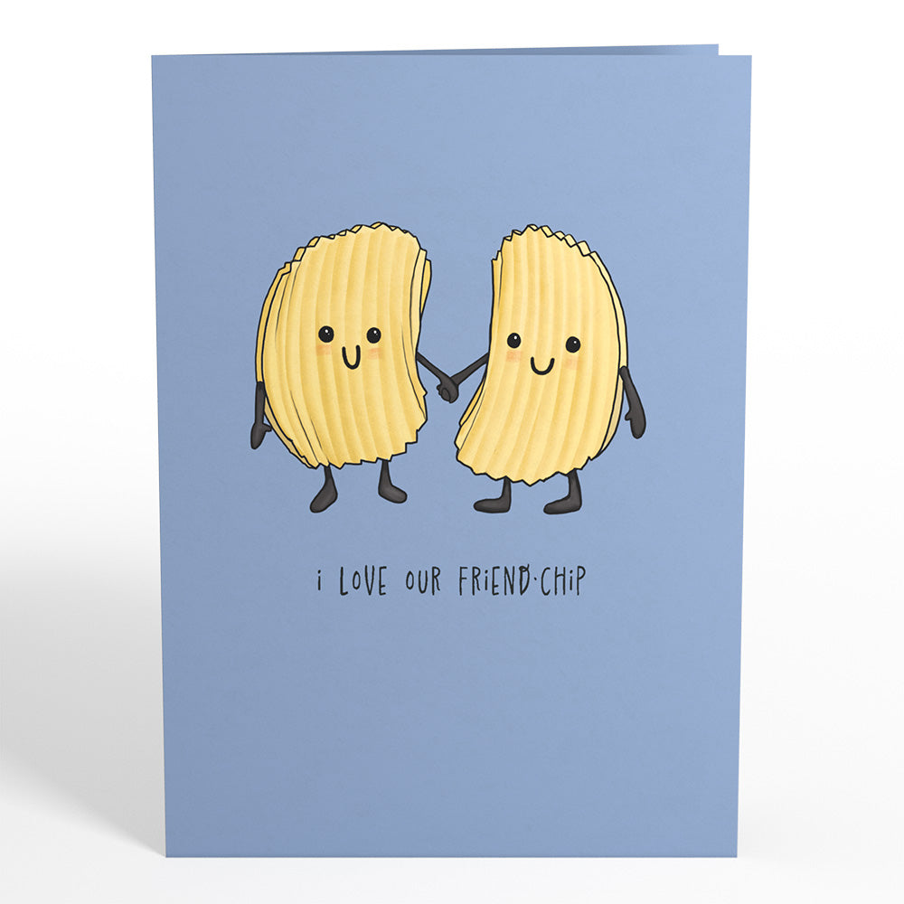 I Love Our Friend-Chip Pop-Up Card、mySite、solidvoid
