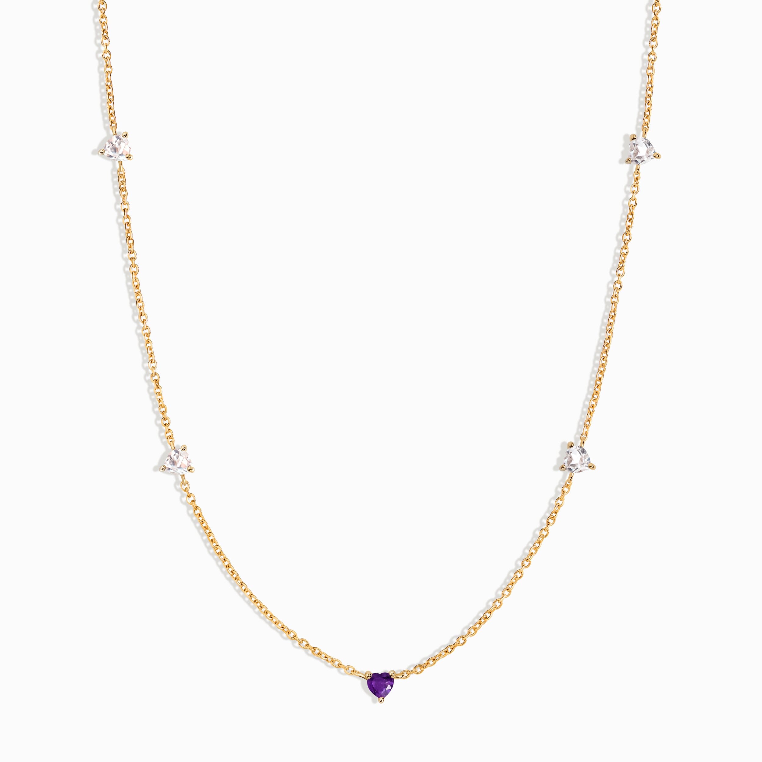 Amethyst Never Without My Gem Necklace - February Birthstone、mySite、hinf8tx79