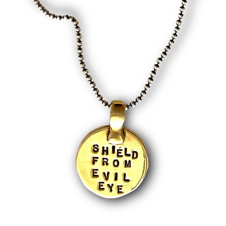Shield From Evil Eye Kabbalah Necklace by Marla Studio - Sterling Silver or Bronze、mySite、topwebapps