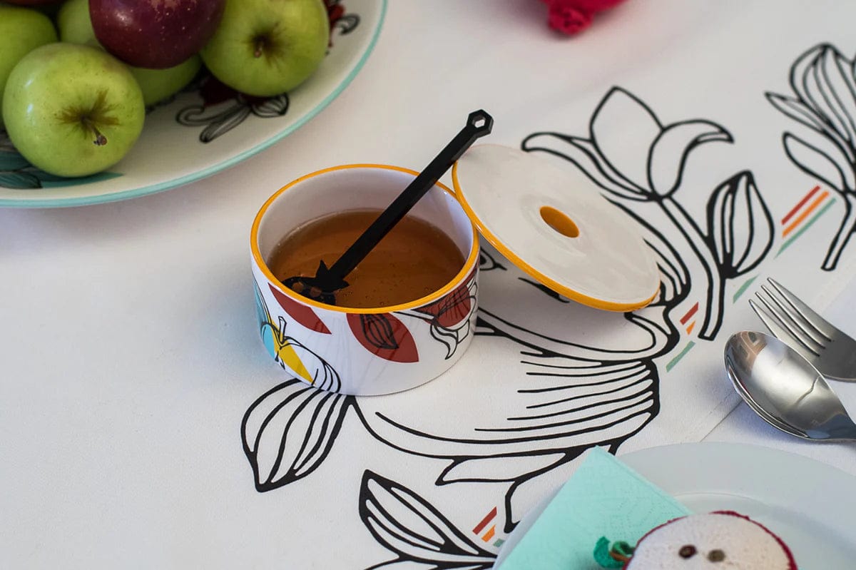 Metukah Honey Jar with Dipper by Chai Modern、mySite、topwebapps