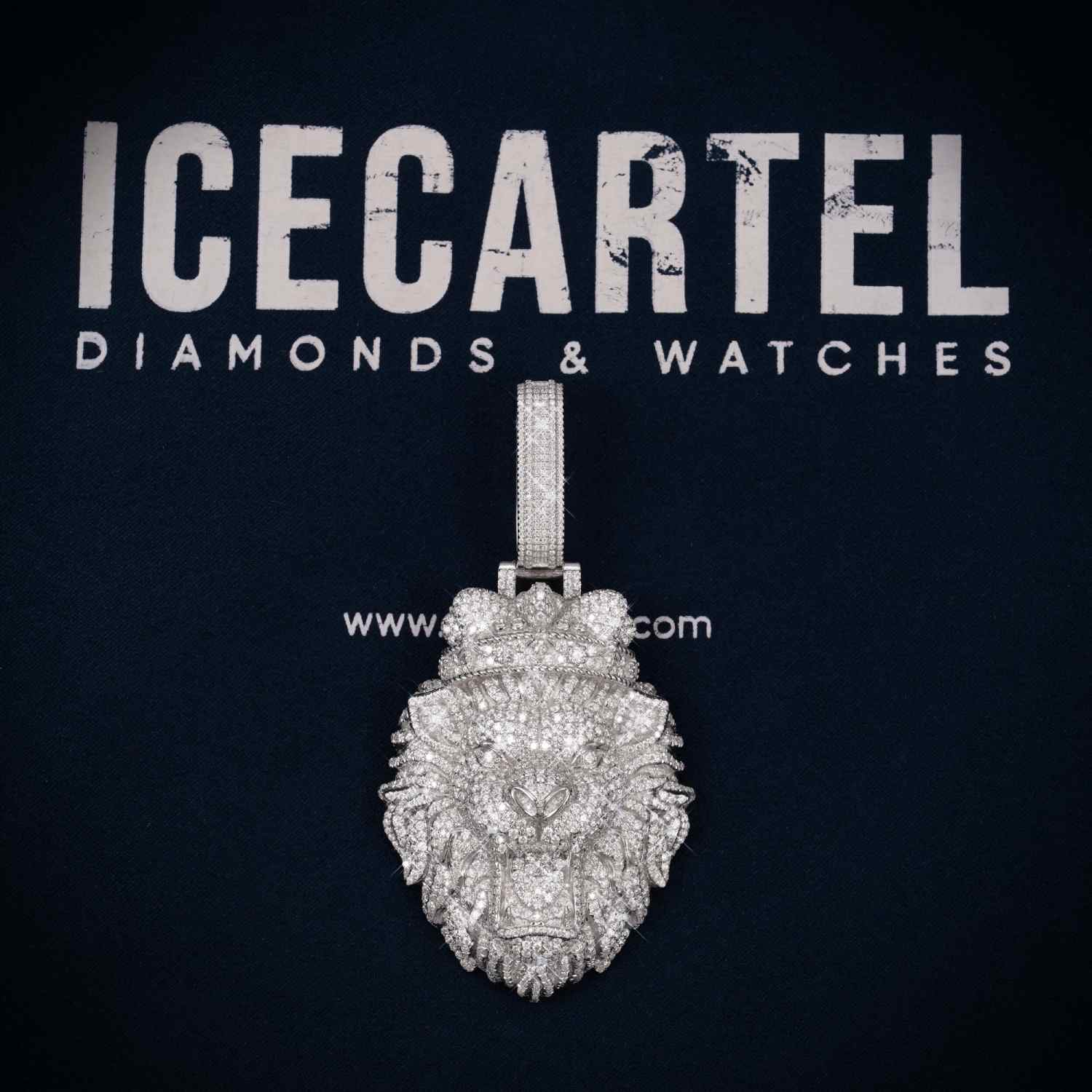 LION Custom Moissanite Pendant 14K Gold、mySite、hinf8tx79