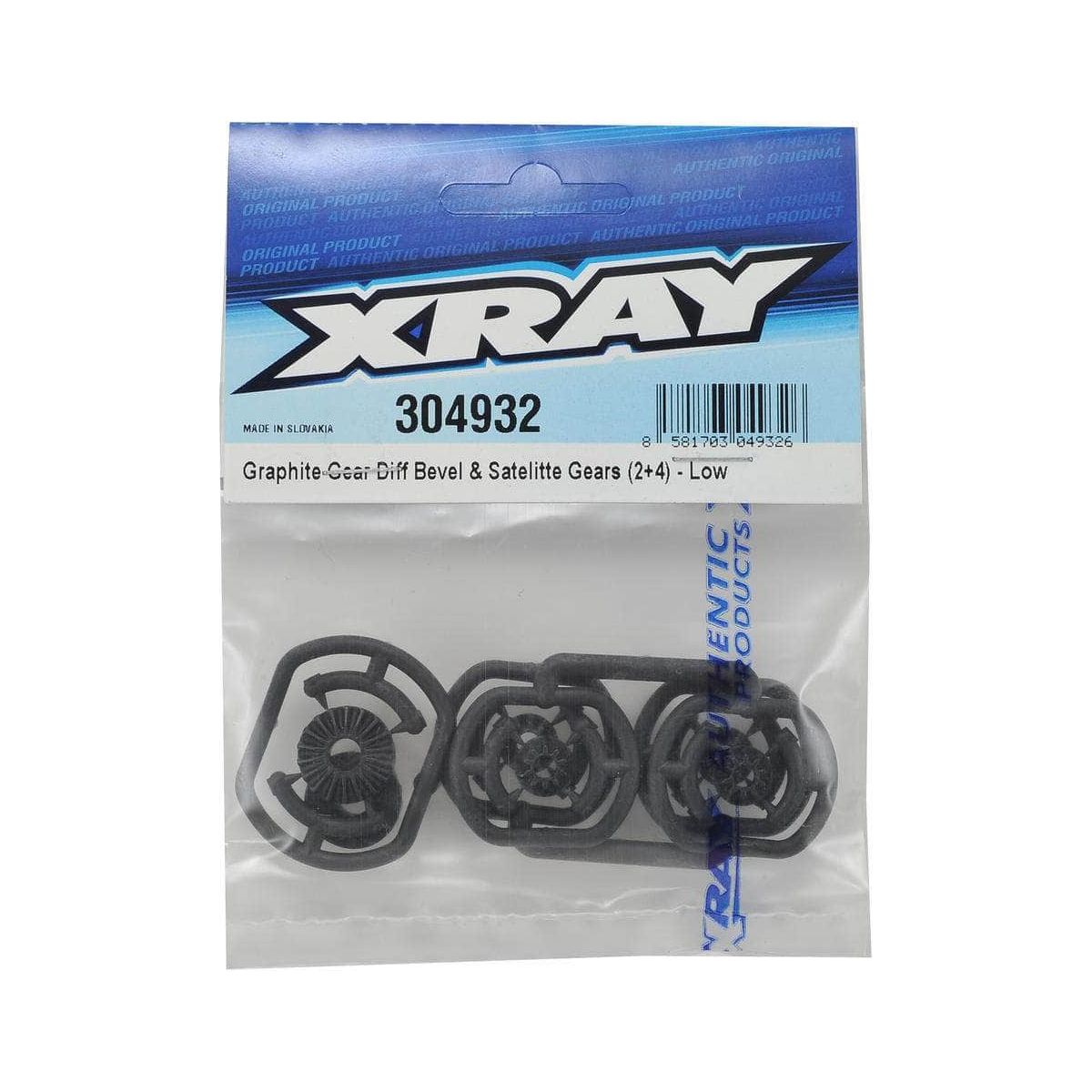  XRA304932, XRAY Graphite Gear Differential Bevel & Satellite Gear Set (Low)、mySite、merchandisen