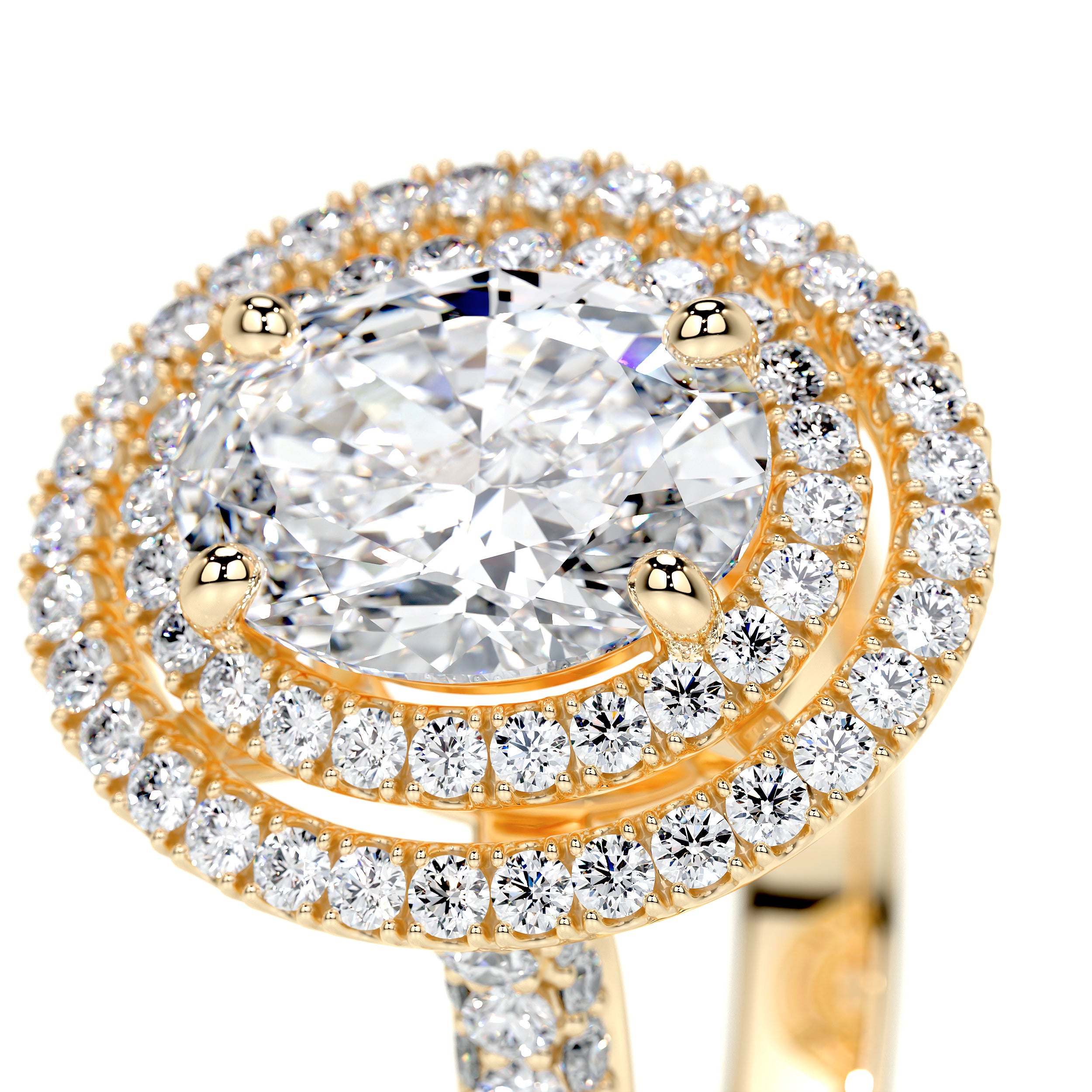 Nora Lab Grown Diamond Ring -18K Yellow Gold、mySite、hinf8tx79