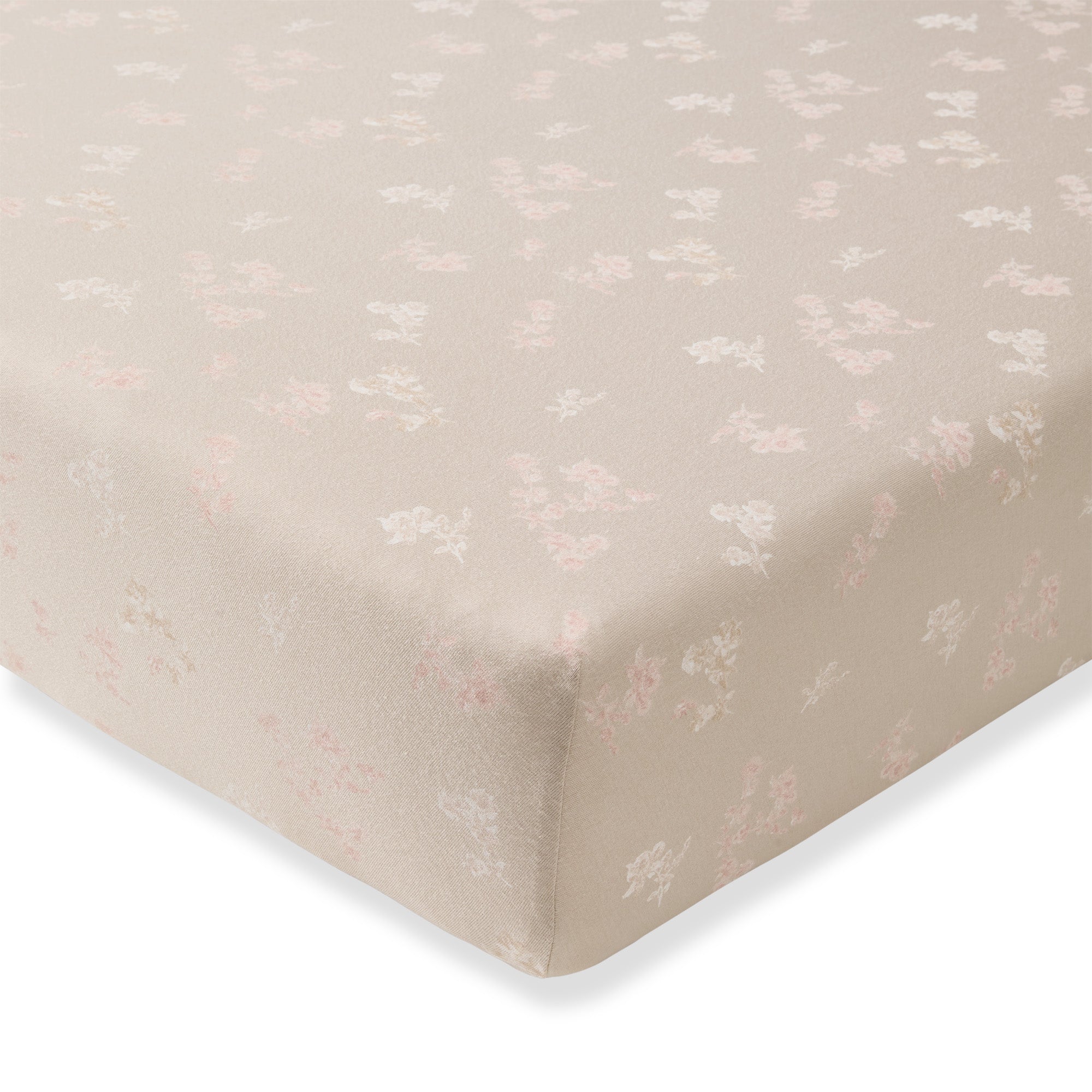 Whimsical Floral Organic Cotton BEESNUG® Fitted Crib Sheet、mySite、g9winljtr