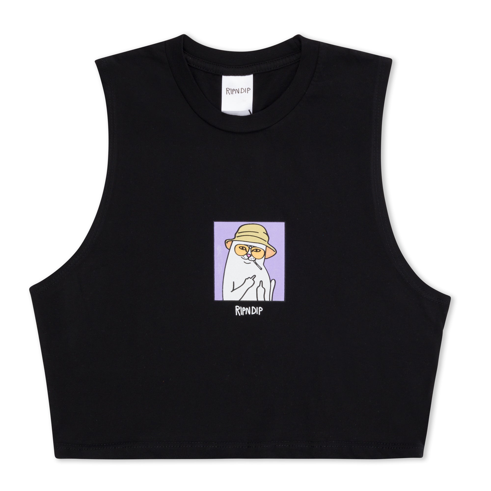  Nermal S Thompson Cropped Baby Tank (Black)、mySite、merchandisen