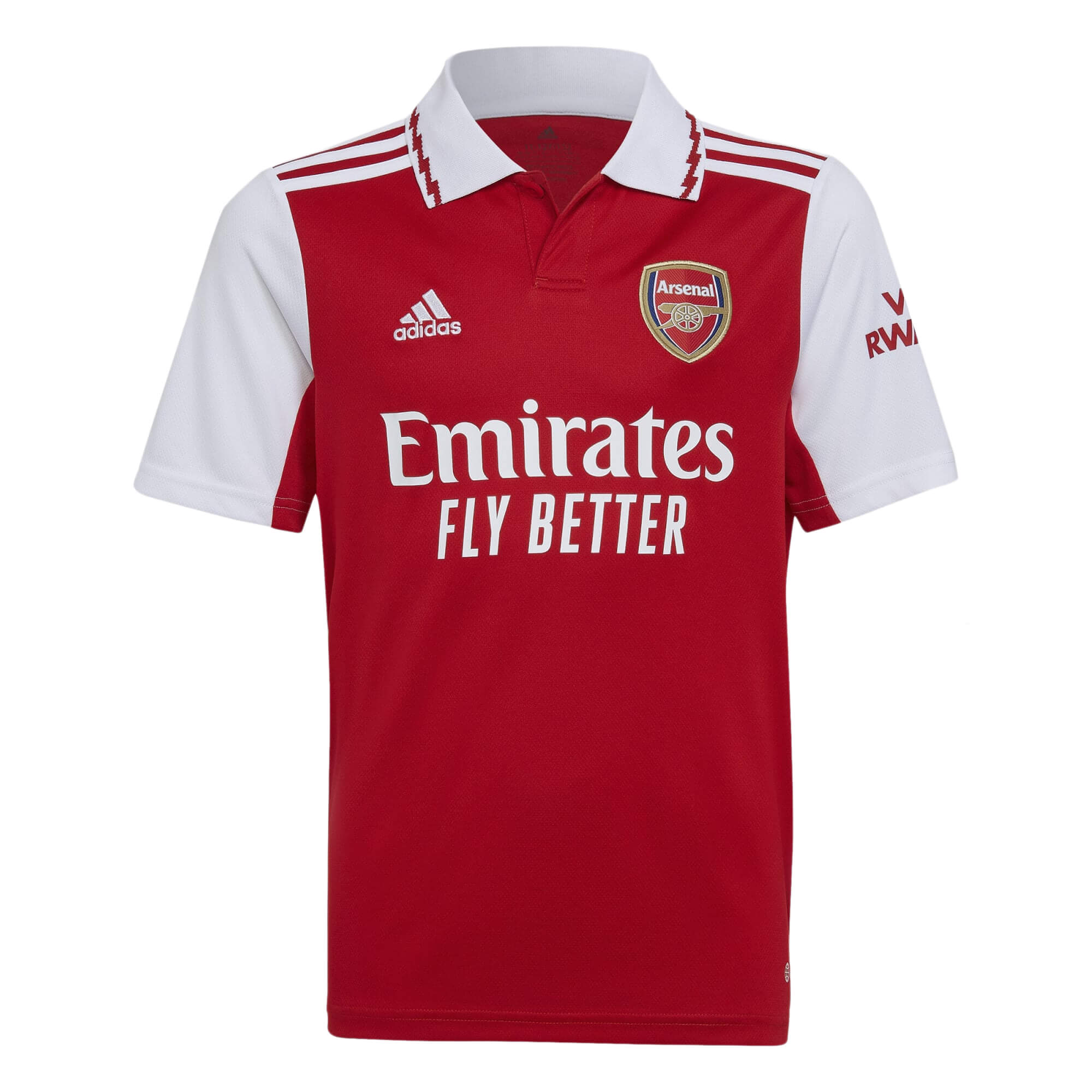 adidas Kids Arsenal 2022/23 Home Jersey Scarlet/White、mySite、noshort