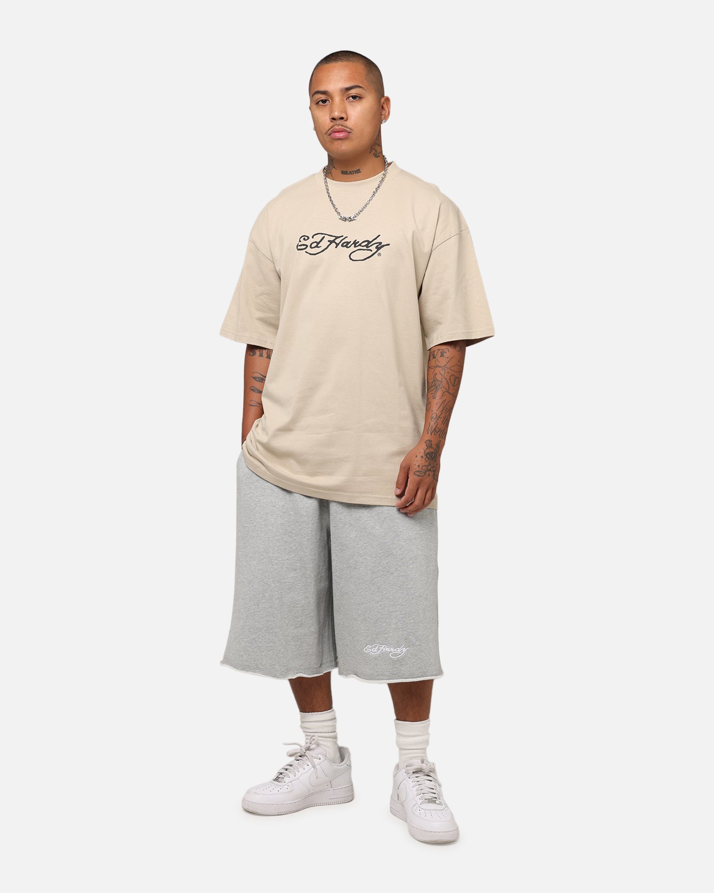 Ed Hardy Bulldog T-Shirt Stone、mySite、zt4zffjzw