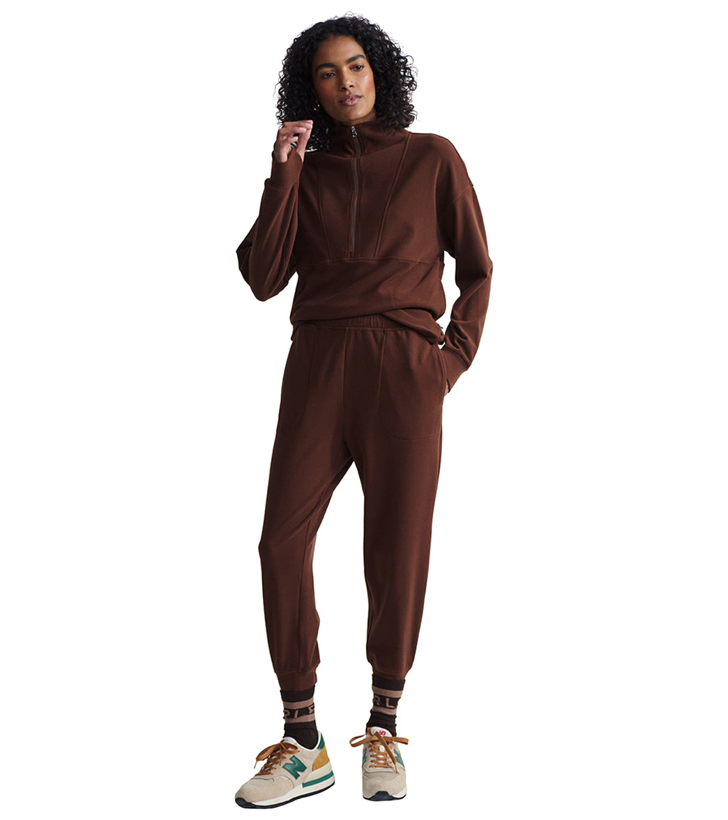 Varley Brushed Rib Slim Cuff Pant 25、mySite、noshort