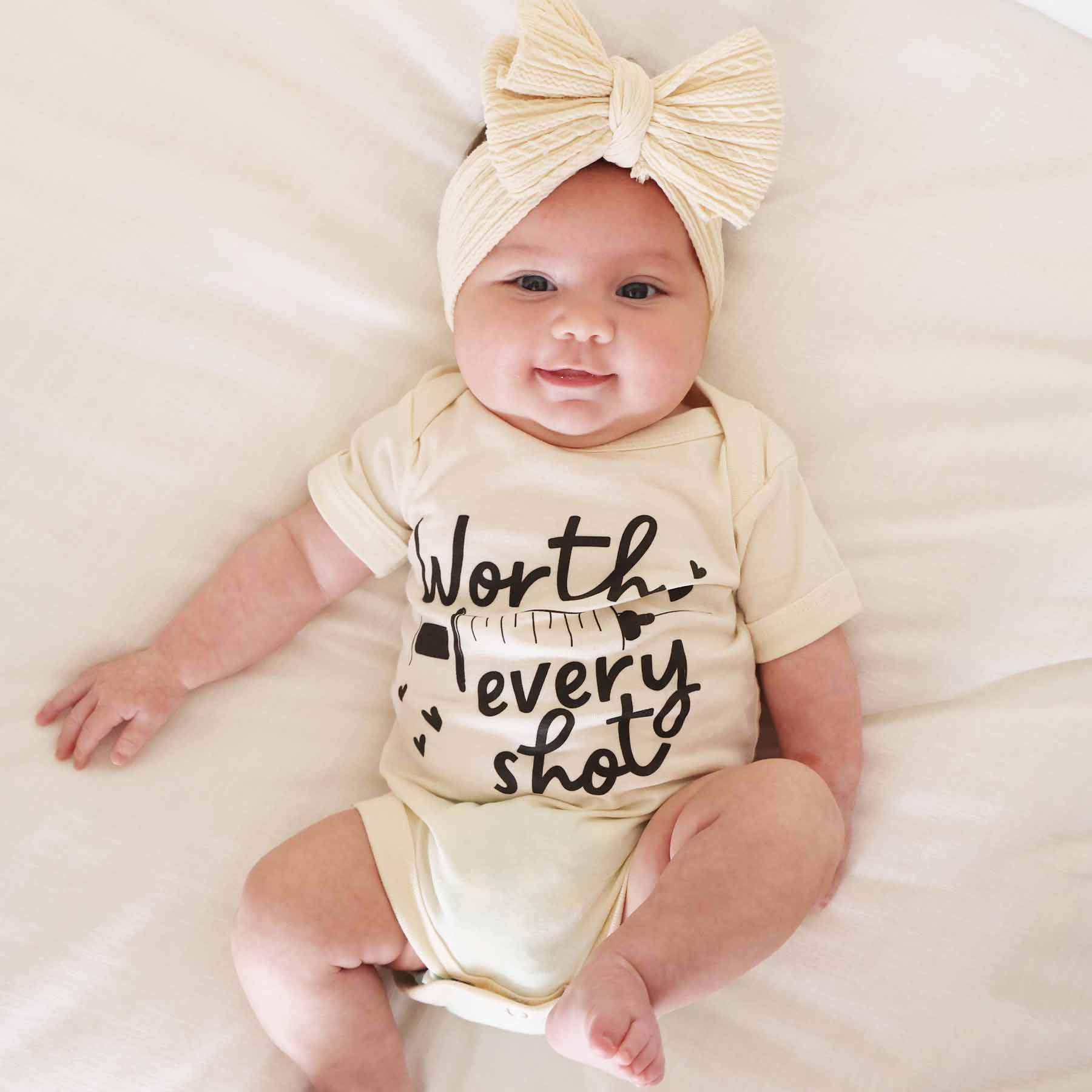  Worth Every Shot Graphic Bodysuit | Natural、mySite、layawaytickets