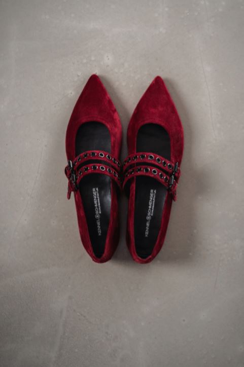 Kennel & Schmenger Greta Suede Double Buckle Mary Jane - Final Sale、mySite、noshort