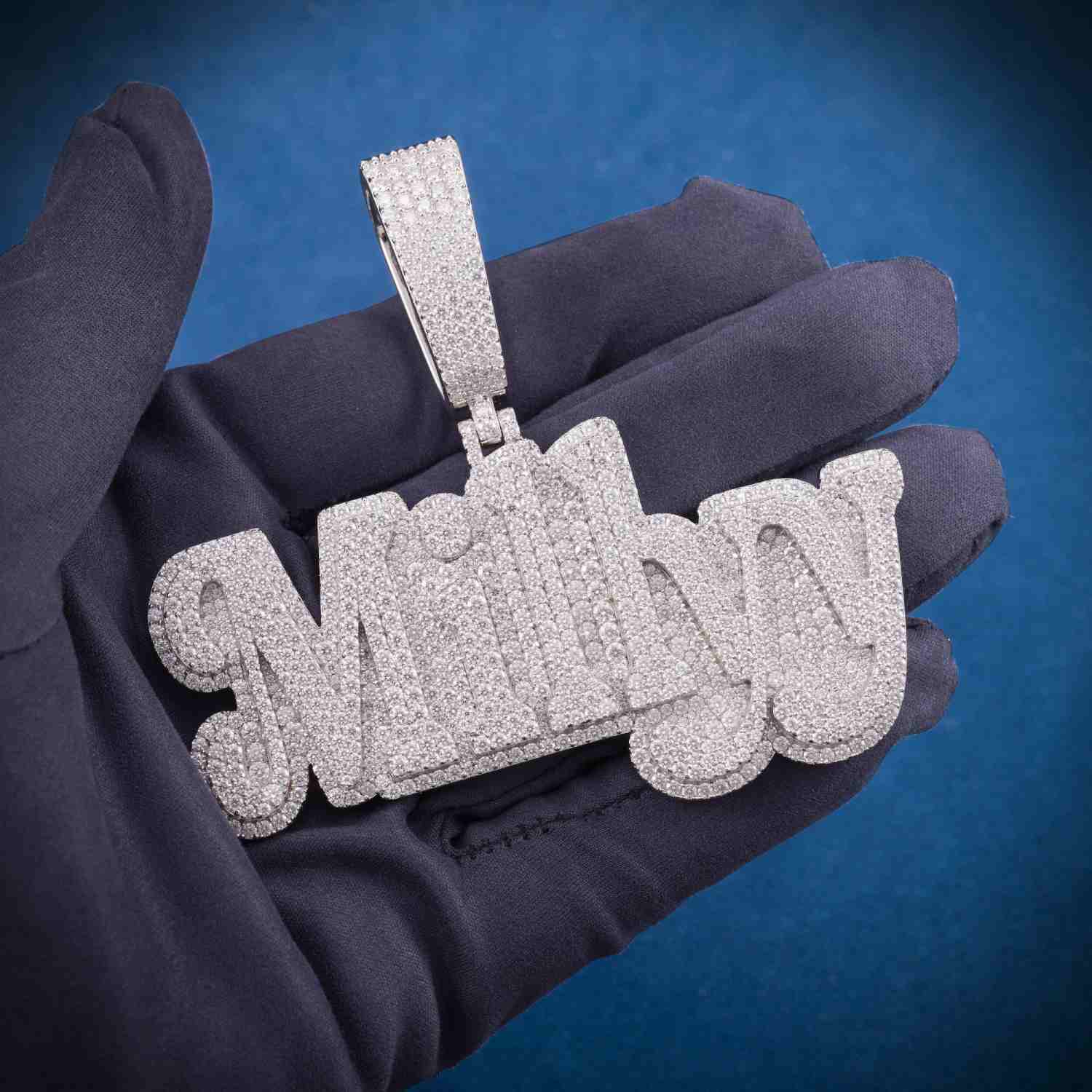 MILLYY Custom Moissanite Pendant 14k Gold、mySite、hinf8tx79