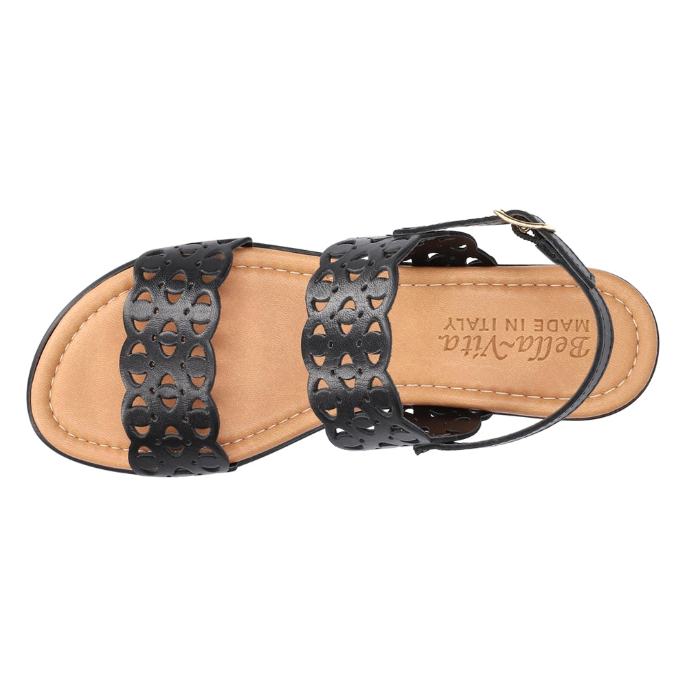 Zoe-Italy Cut Out Slingback Wedge Sandals、mySite、gtrtttuynbv