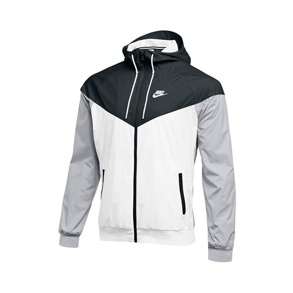 Nike Men's Windrunner Jacket Black/Grey/White、mySite、noshort