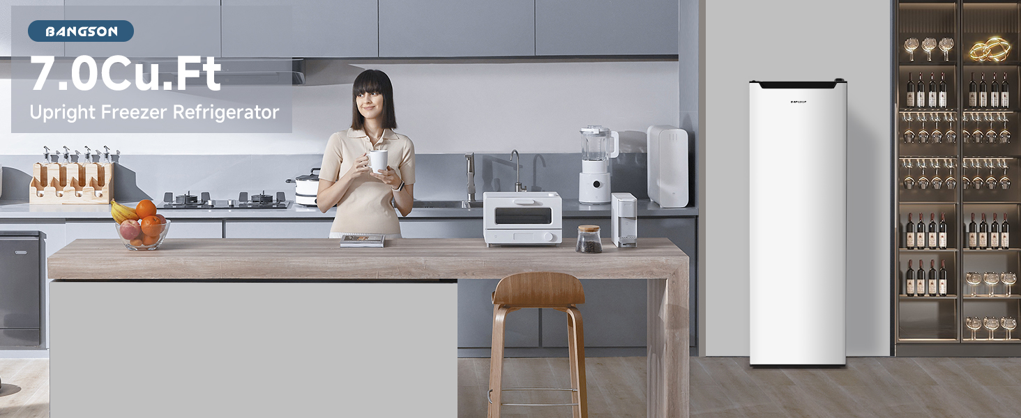 7.0 cuft upright freezer