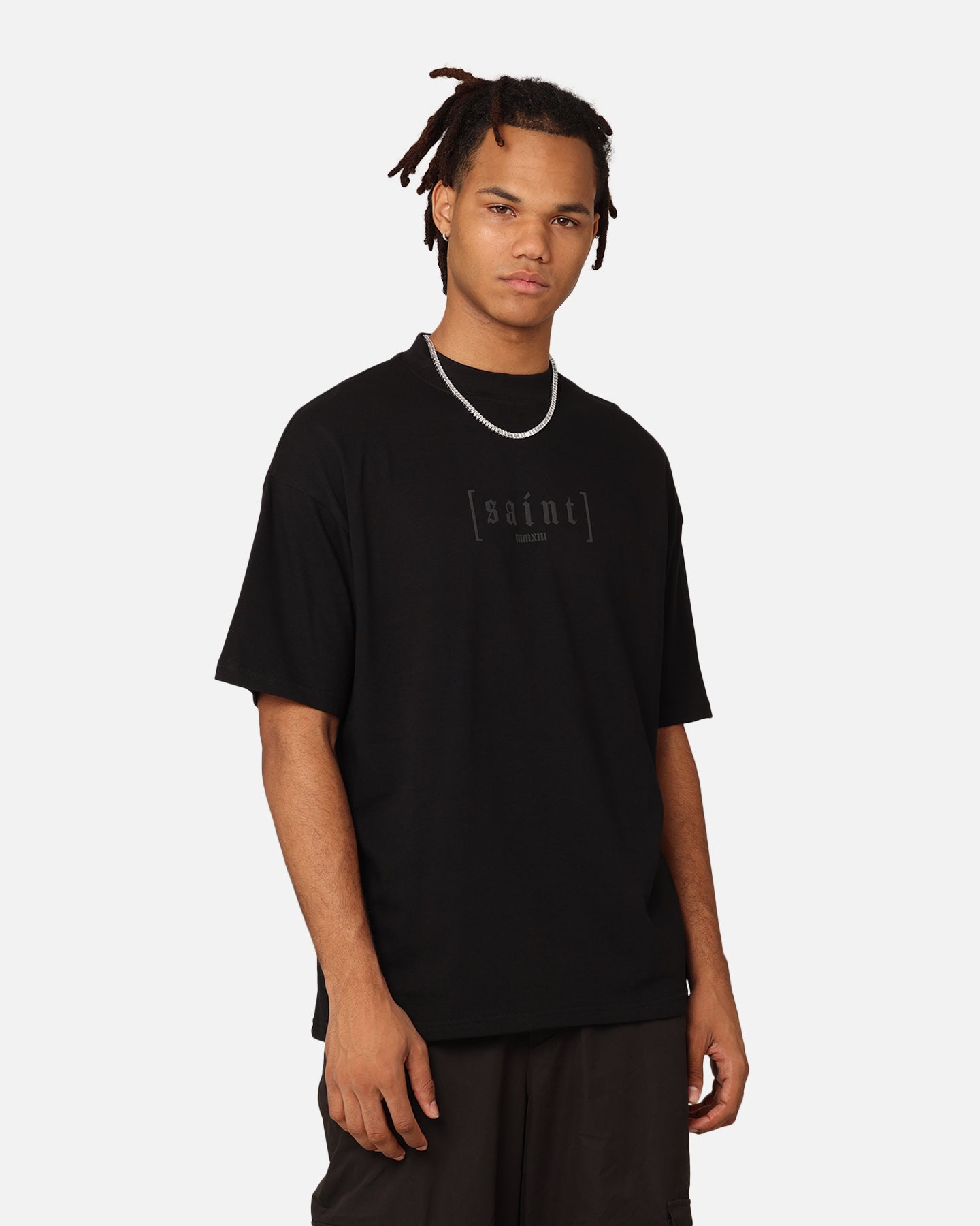 Saint Morta Rebirth Mock Neck T-Shirt Black、mySite、zt4zffjzw