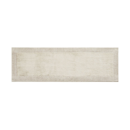 100% Cotton Tufted 3000 GSM Reversible Bath Rug Natural 24x72"、、eastwooduniform