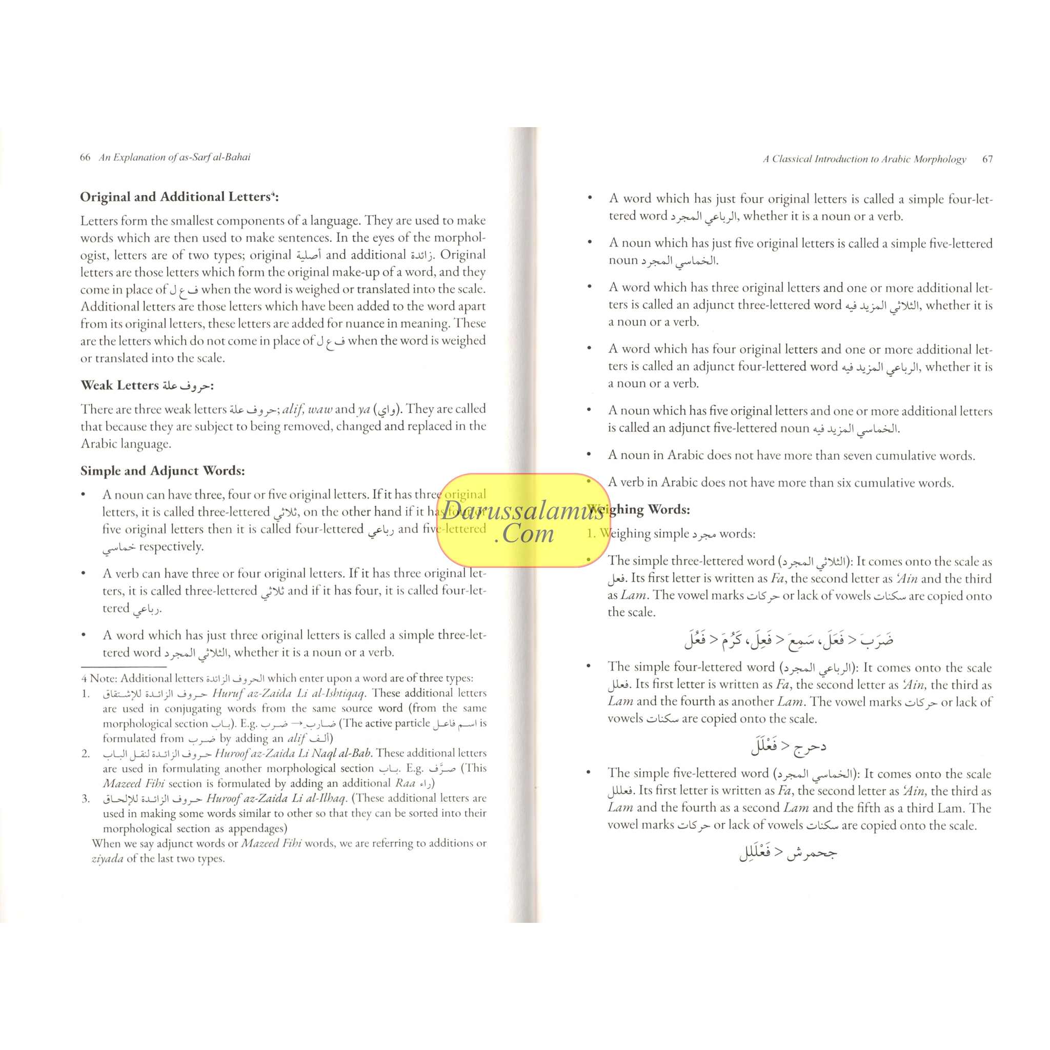 An Explanation of as-Sarf al-Bahai by Ibrahim Farooqi、mySite、topwebapps