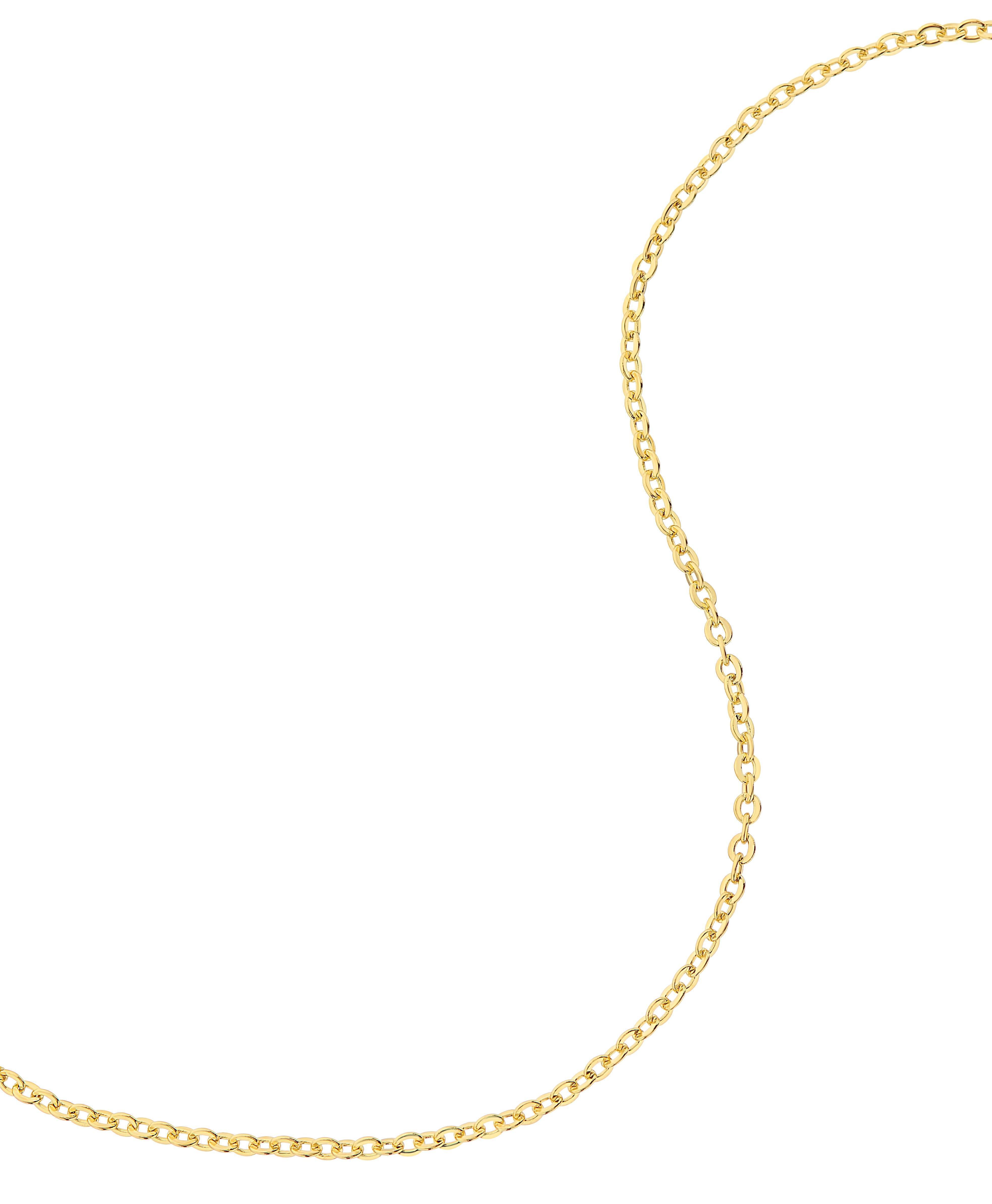  Rosa Necklace Blue 18ct Gold Plated