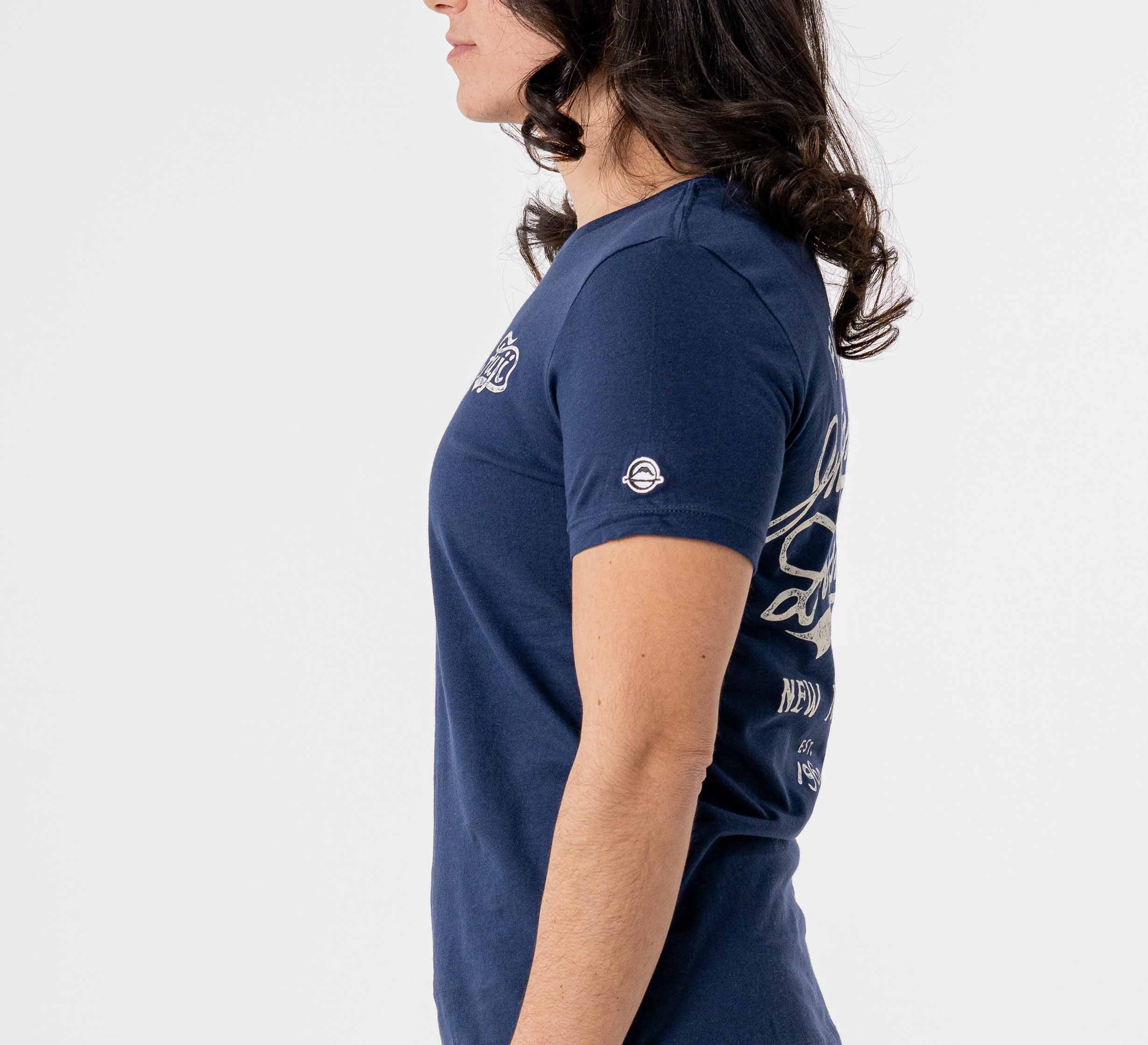 Womens Jiu Jitsu Flow T-Shirt Navy、mySite、gigharbornorthrealestate