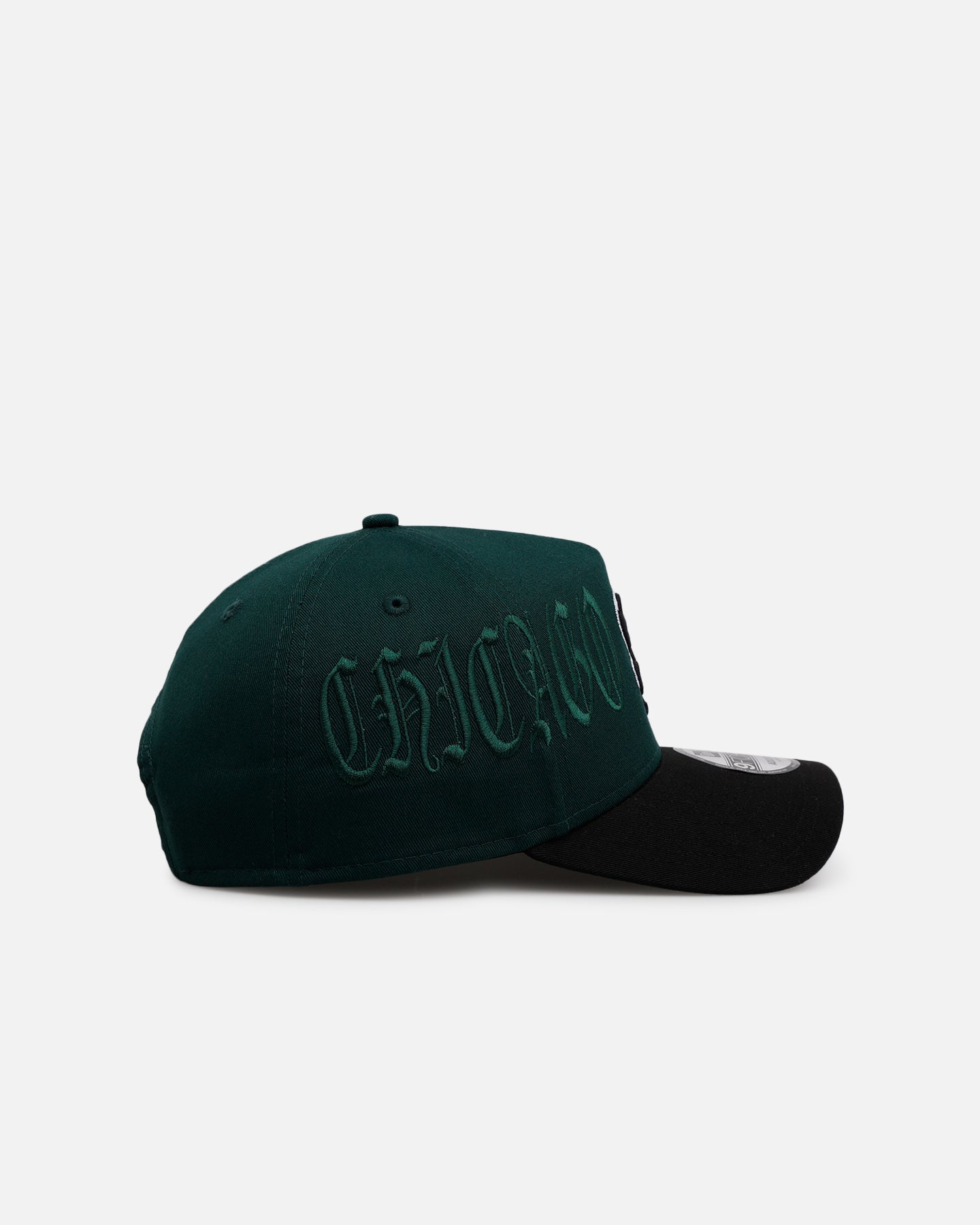 New Era Chicago White Sox 'Gothic Script Two Tone' 9FORTY A-Frame Snapback Dark Green/Black、mySite、zt4zffjzw