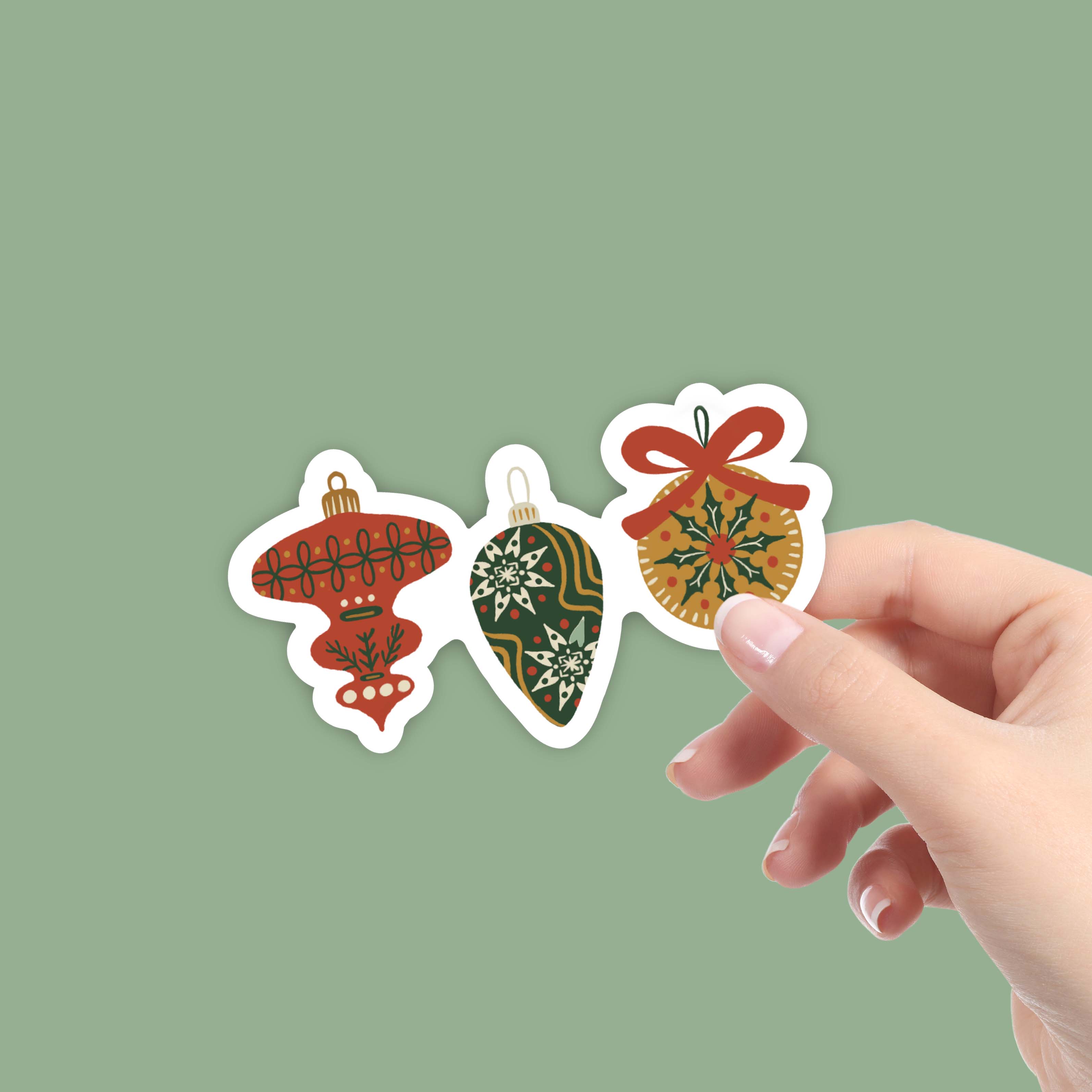  Cute Ornaments Winter Sticker、mySite、ghnorth