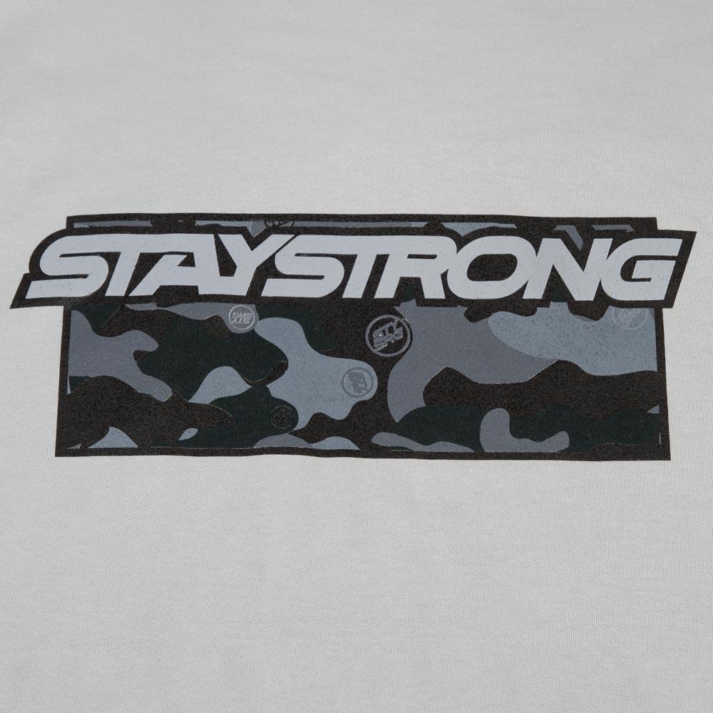  Stay Strong Camo Hooded Sweat - Moon Dust Grey、mySite、merchandisen