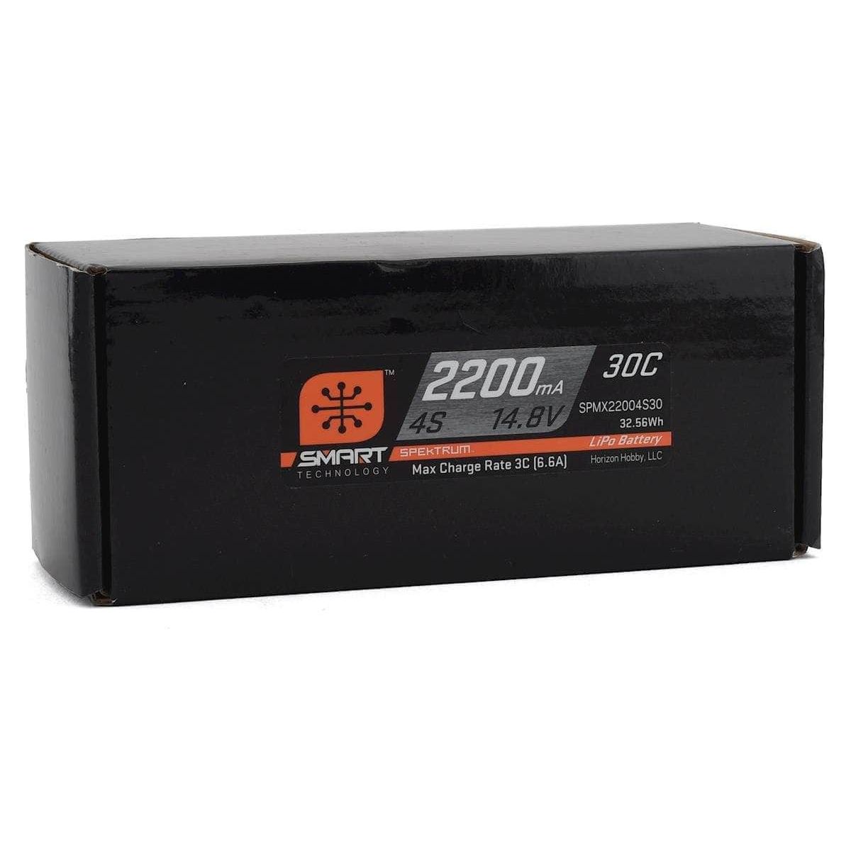  SPMX22004S30, Spektrum RC 4S Smart LiPo 30C Battery Pack w/IC3 Connector (14.8V/2200mAh)、mySite、merchandisen