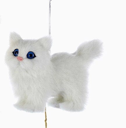 Fluffy Cute Cat Ornaments-White, Tuxedo, Orange and Gray Tabby、mySite、g9winljtr