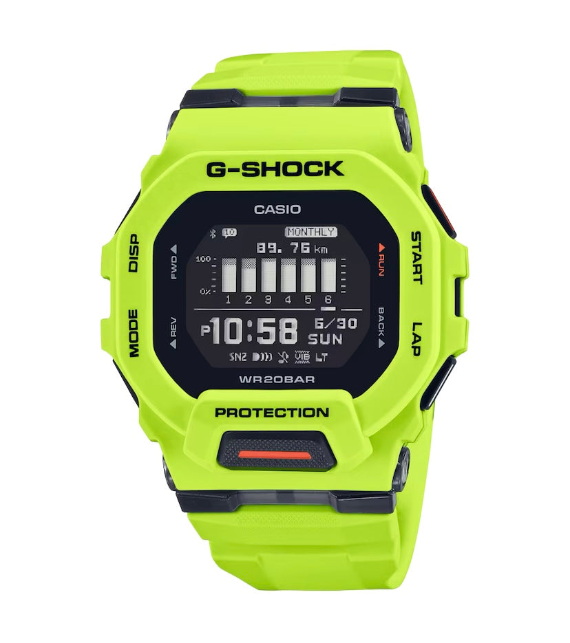  Casio G-SHOCK G-SQUAD GBD-200-9 Lime