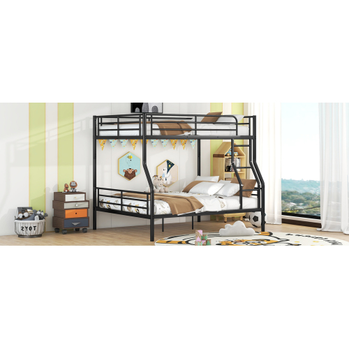 Twin Over Twin Metal Bunk Bed (Black) ( old sku: MF189201BAA )、、casual