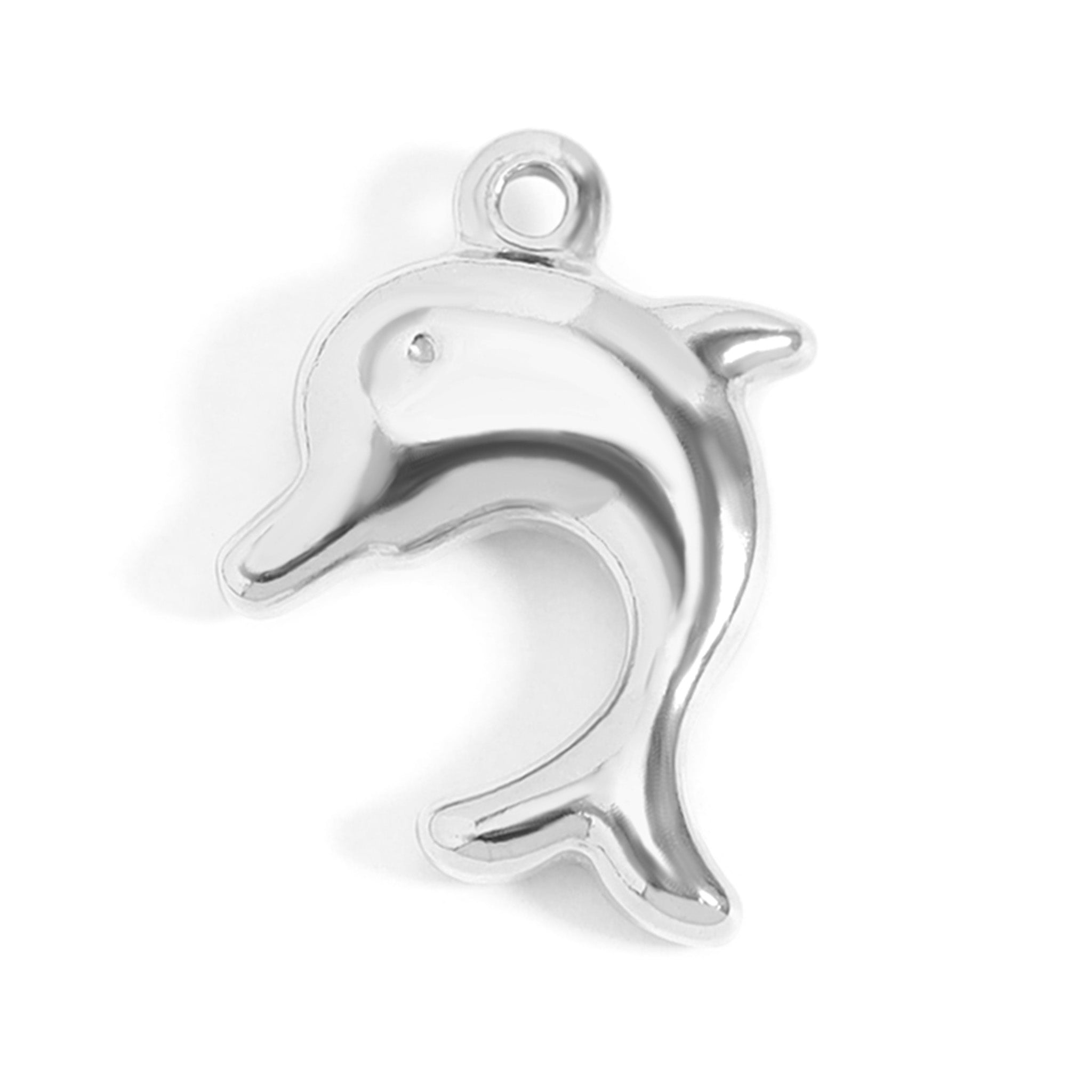 18K Gold PVD Stainless Steel Dolphin Charm / PDL0099、mySite、dreamappss